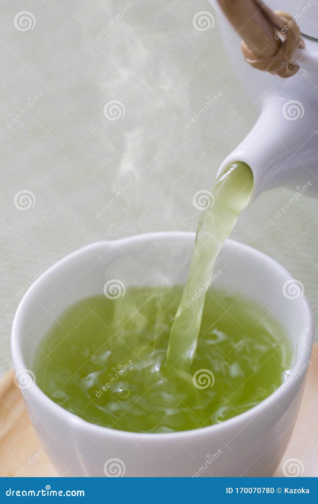 Green tea, Japanese tea stock photo. Image of brown 170070780
