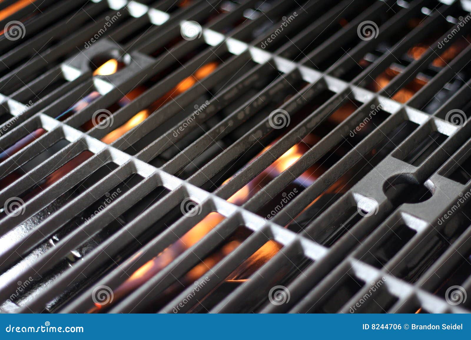 Hot Grill and Fire stock photo. Image of coal, fire, meat 8244706
