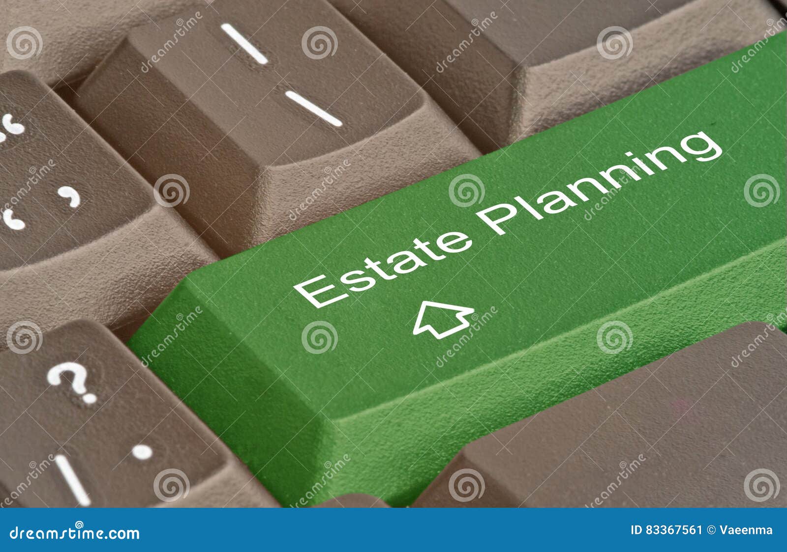 Hot Key for Estate Planning Stock Image Image of closeup, green 83367561