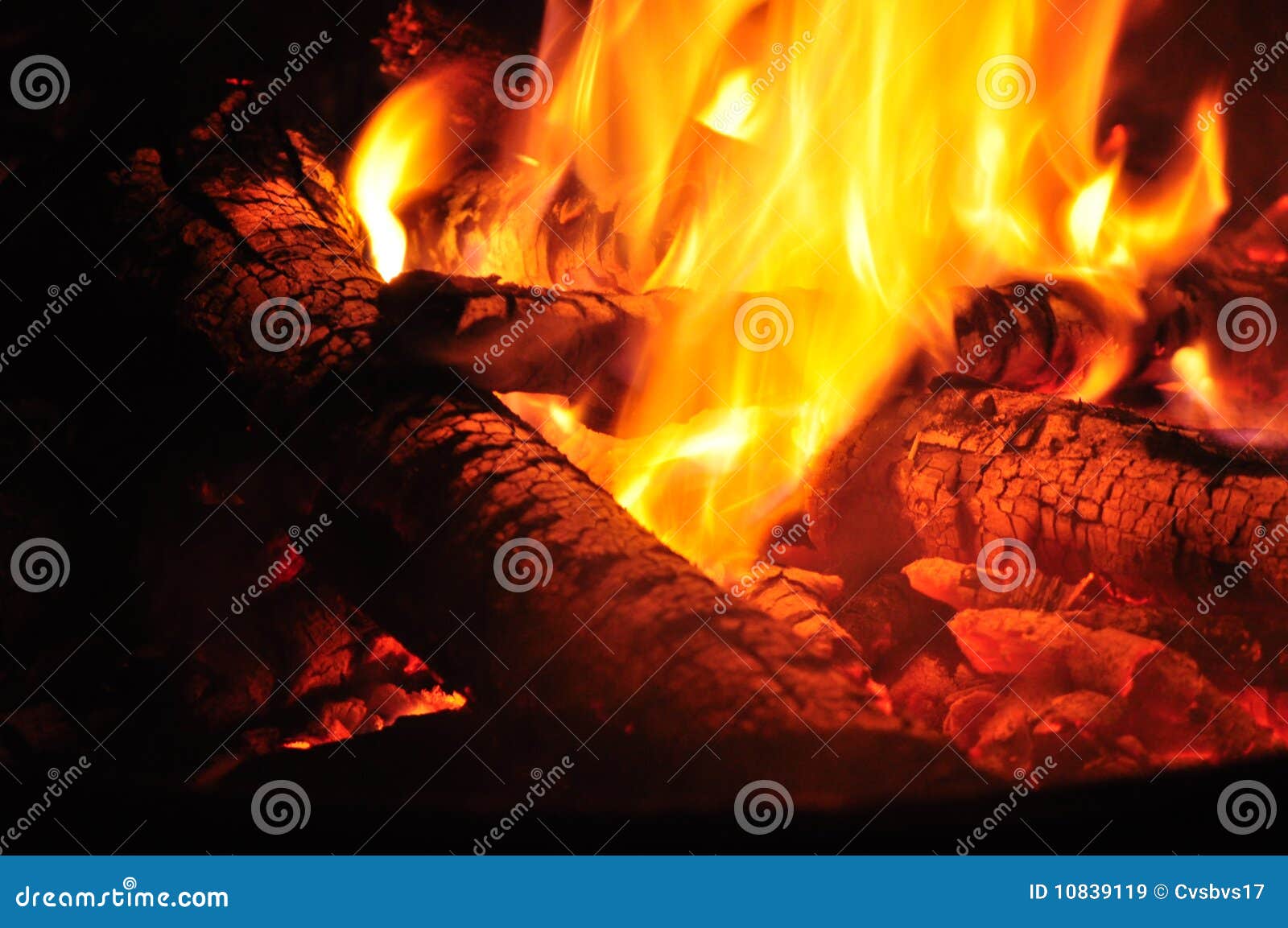 Hot Logs in a Fire stock image. Image of backgrounds 10839119
