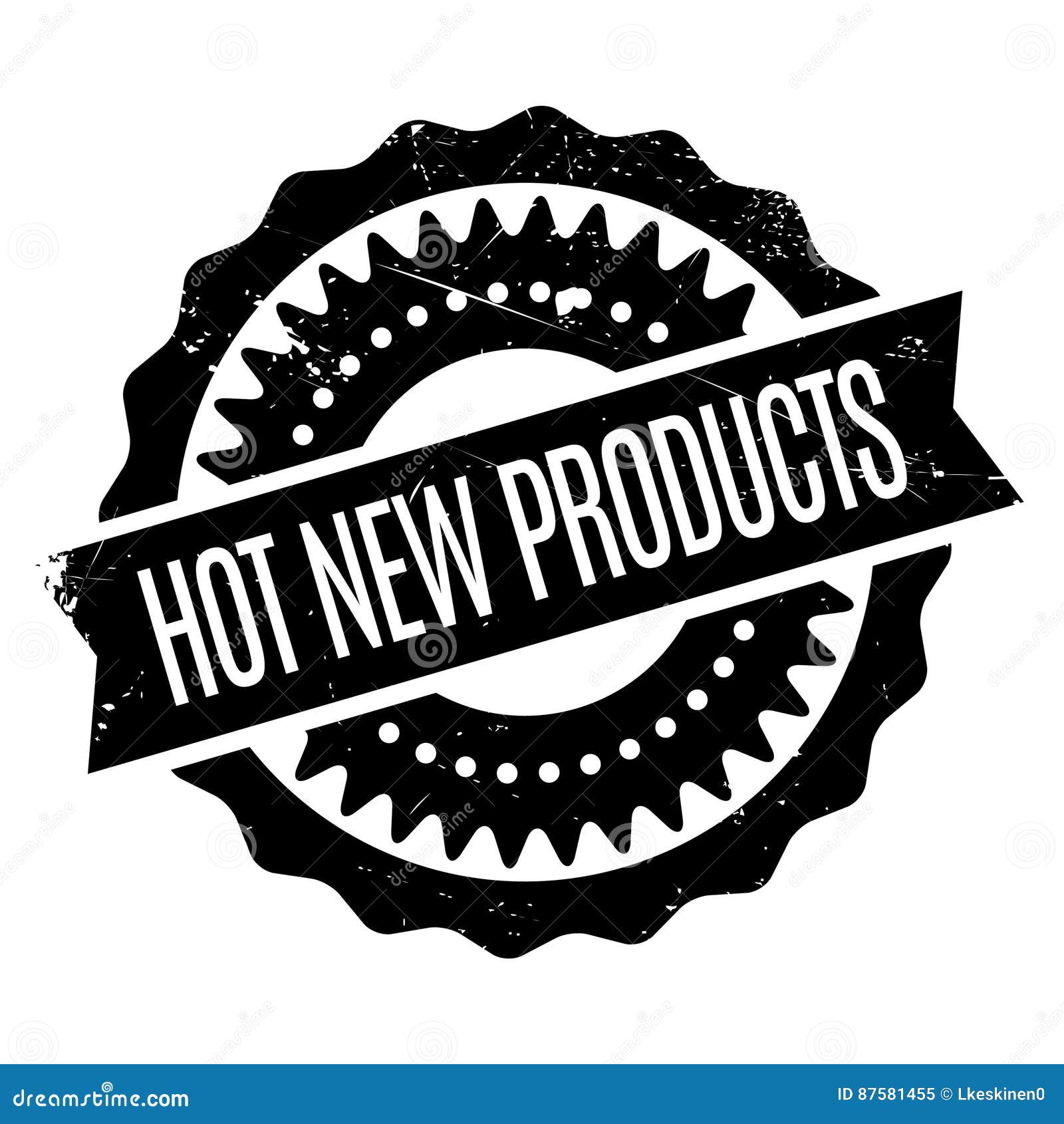 Hot New Products Rubber Stamp Stock Vector Illustration of boiling