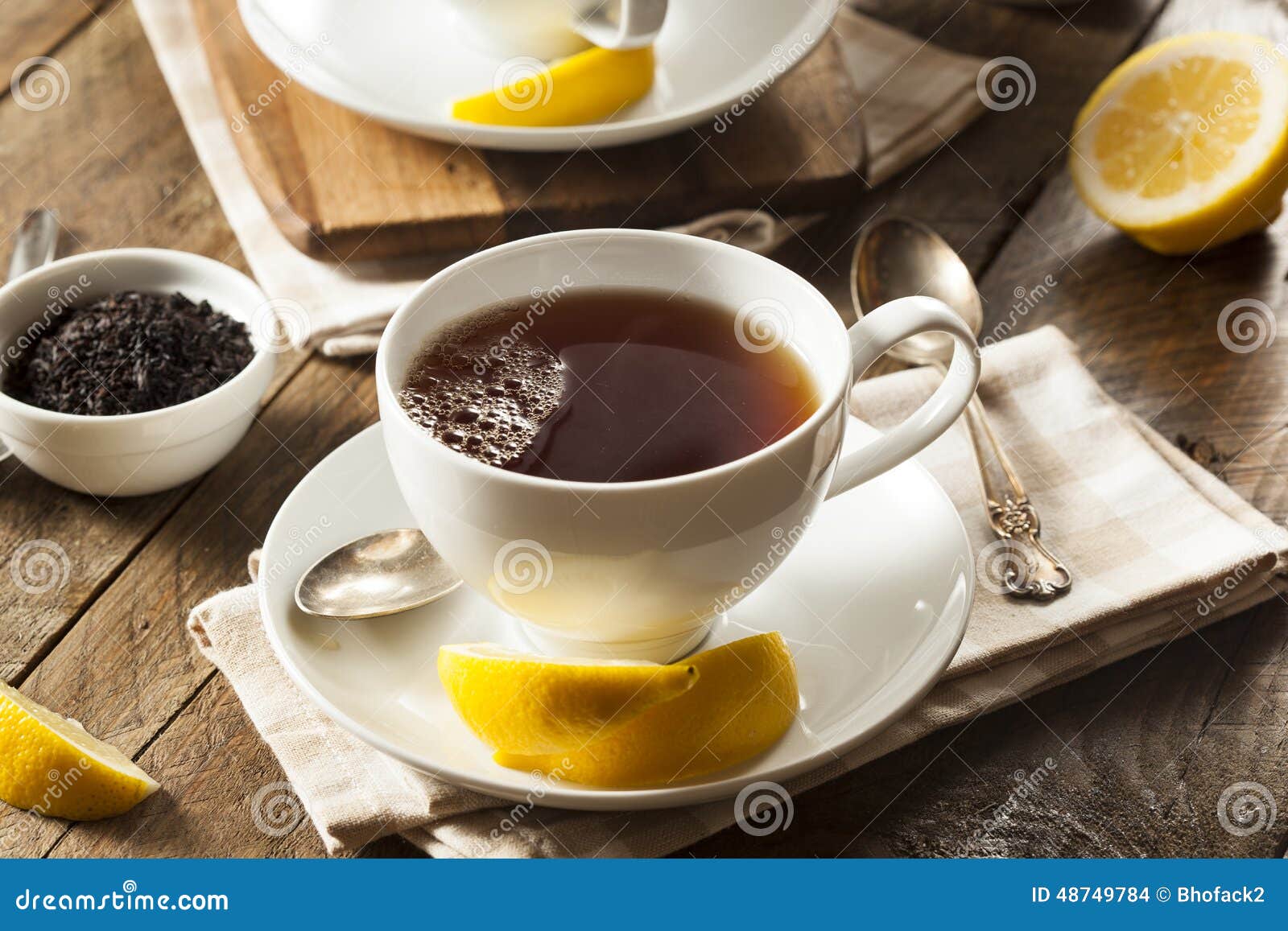 Hot Organic Black Tea stock photo. Image of natural, food 48749784