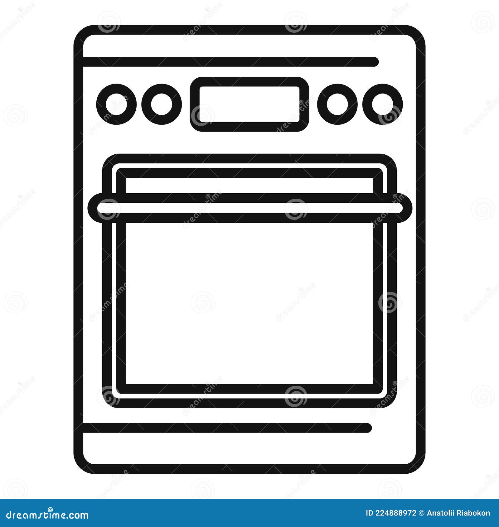 hot oven clipart