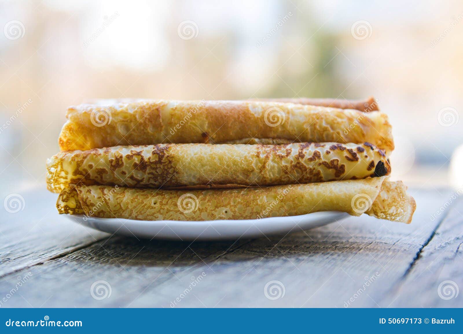 Hot pancakes on plate stock image. Image of gourmet, berry 50697173