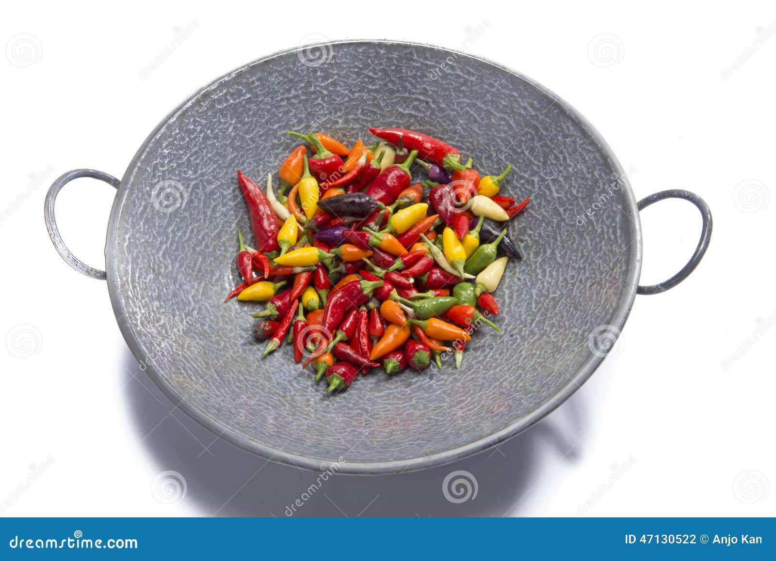 Hot Pepper Mix on White Background Stock Photo Image of cooking