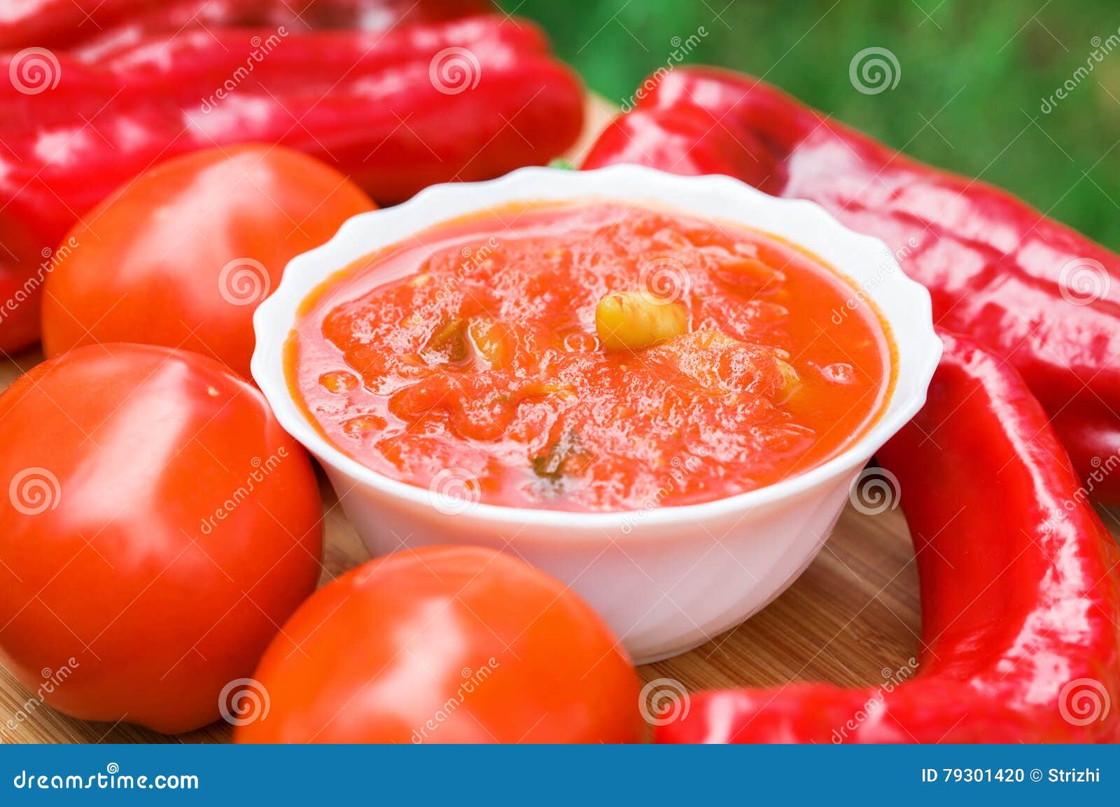 Hot Peppers in Tomato Sauce with Herbs and Garlic Stock Photo Image of homemade, fresh 79301420