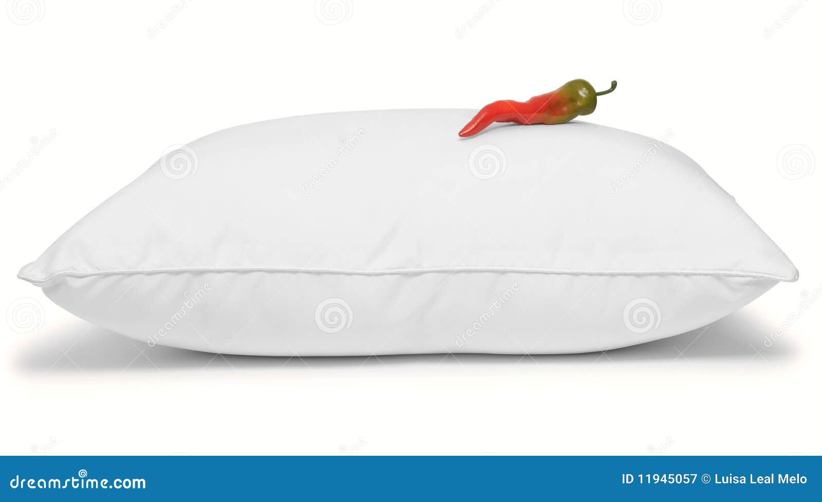 Hot pillow. stock image. Image of shape, isolated, comfortable 11945057
