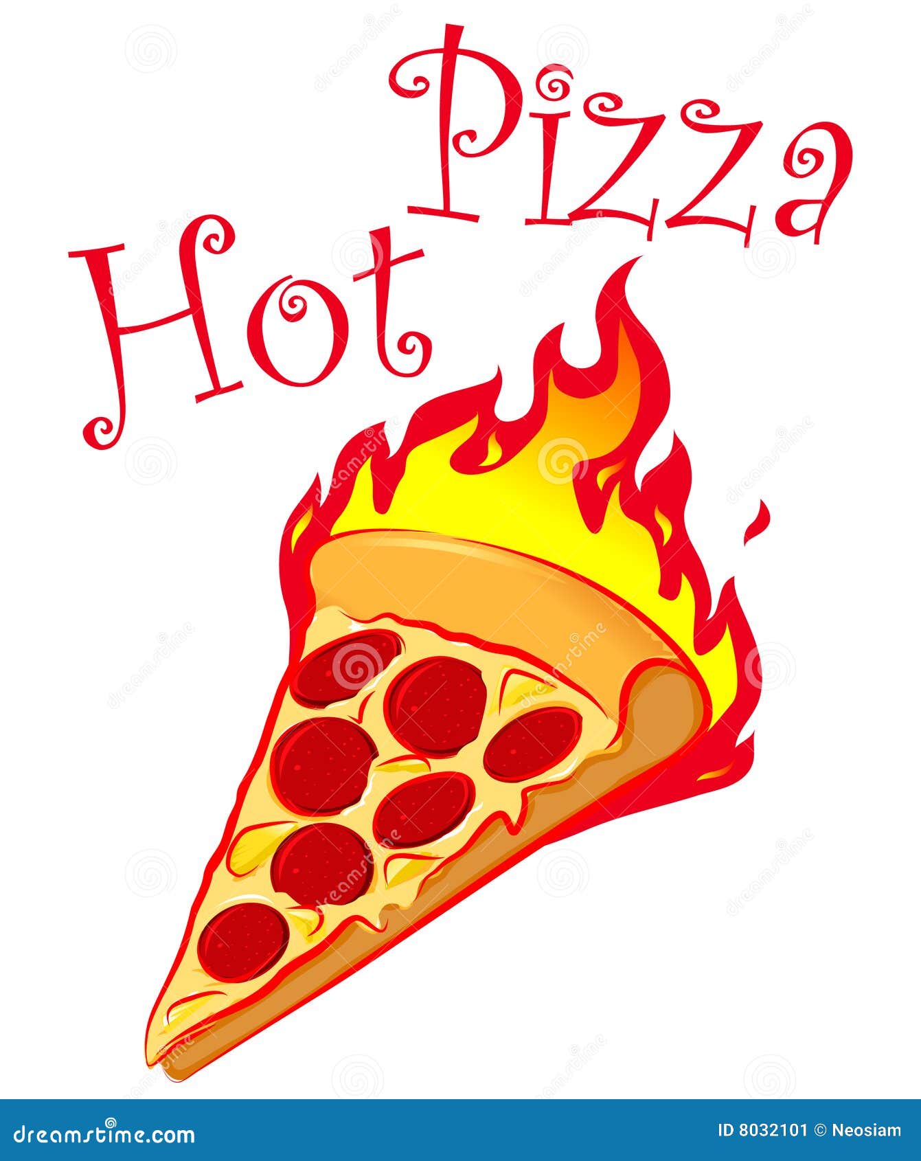 Hot Pizza Logo Design Illustration Megapixl