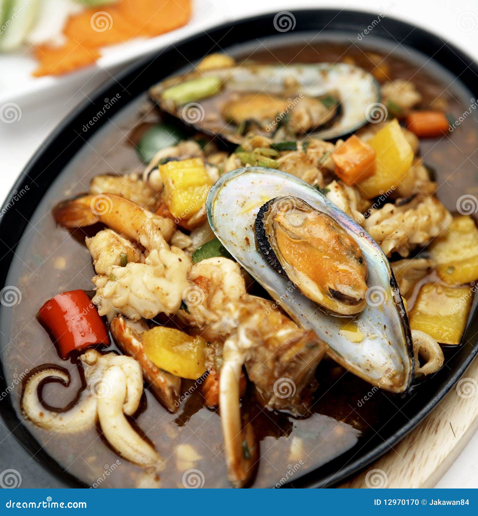 Hot pot seafood stock photo. Image of spicy, vegetable 12970170