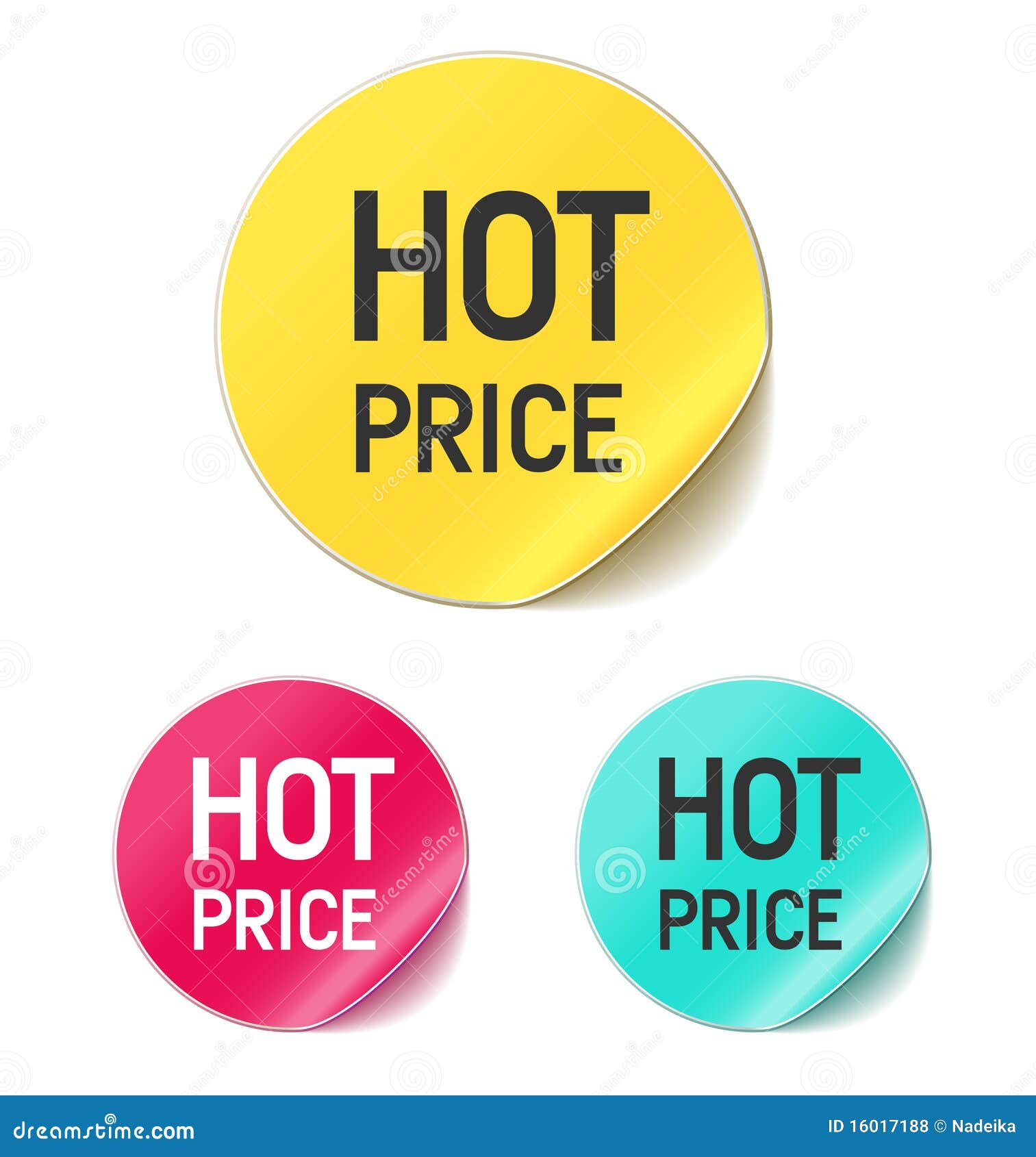 hot price sticker