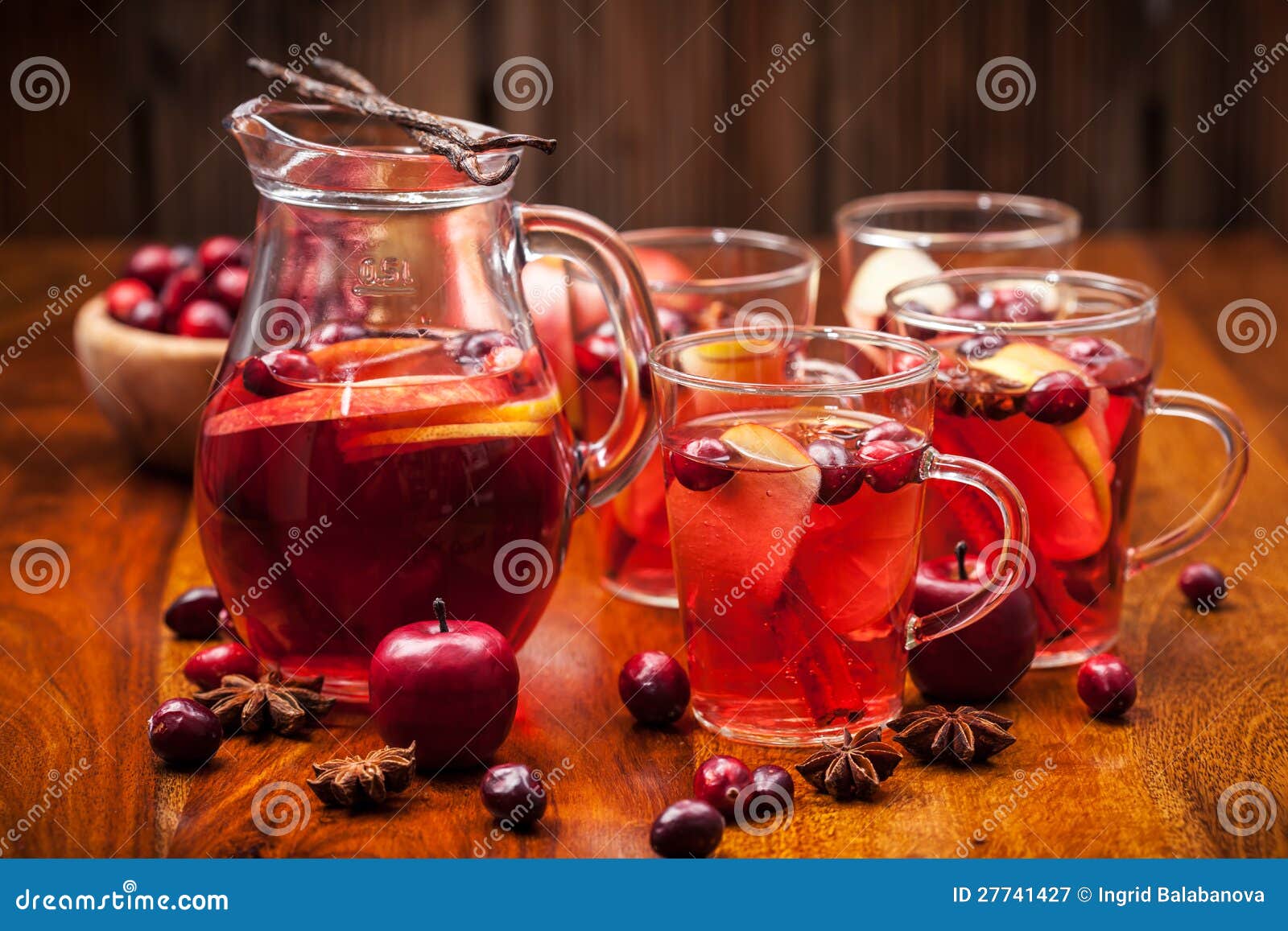 Hot Punch for Winter and Christmas Stock Image Image of berry, punch