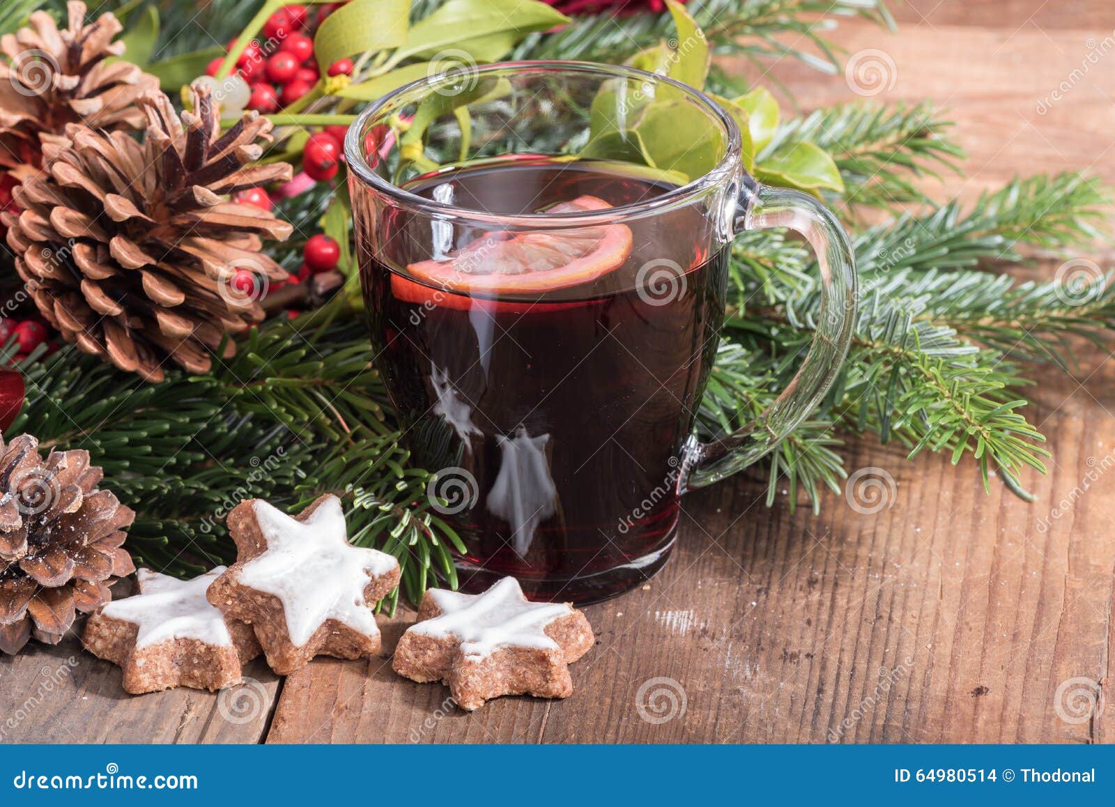 Hot red wine drink stock photo. Image of warm, christmas - 64980514