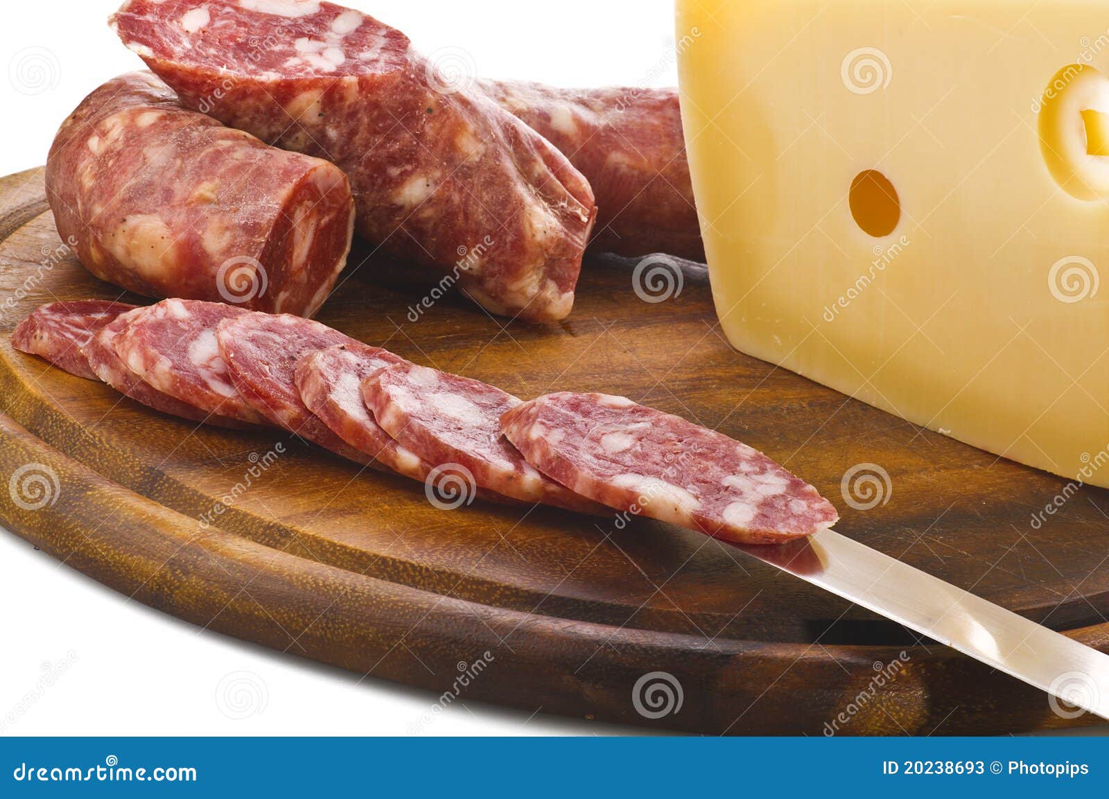 Hot Salami stock image. Image of salted, parma, delicacy 20238693