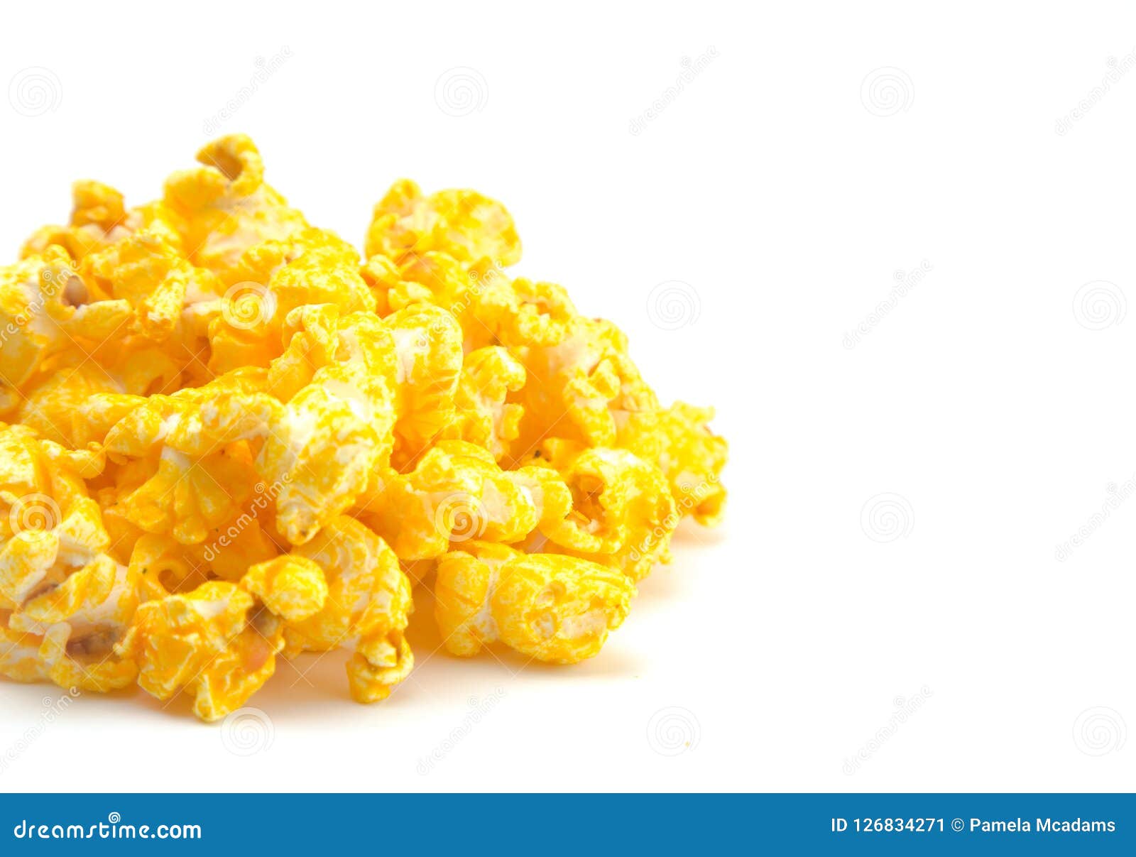 Hot Sauce Flavored Cheese Popcorn Stock Image Image of heap, flavored