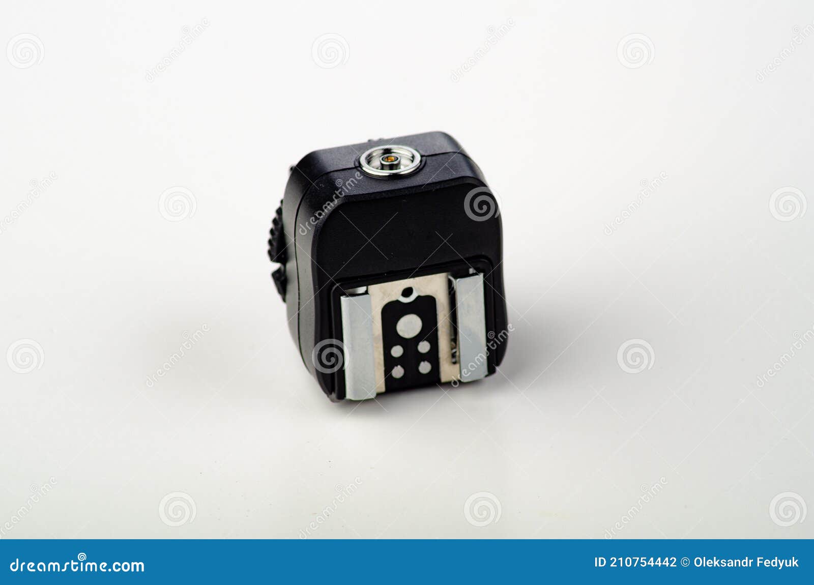 Hot Shoe Flash Trigger Sync Adapter. Stock Photo Image of technology