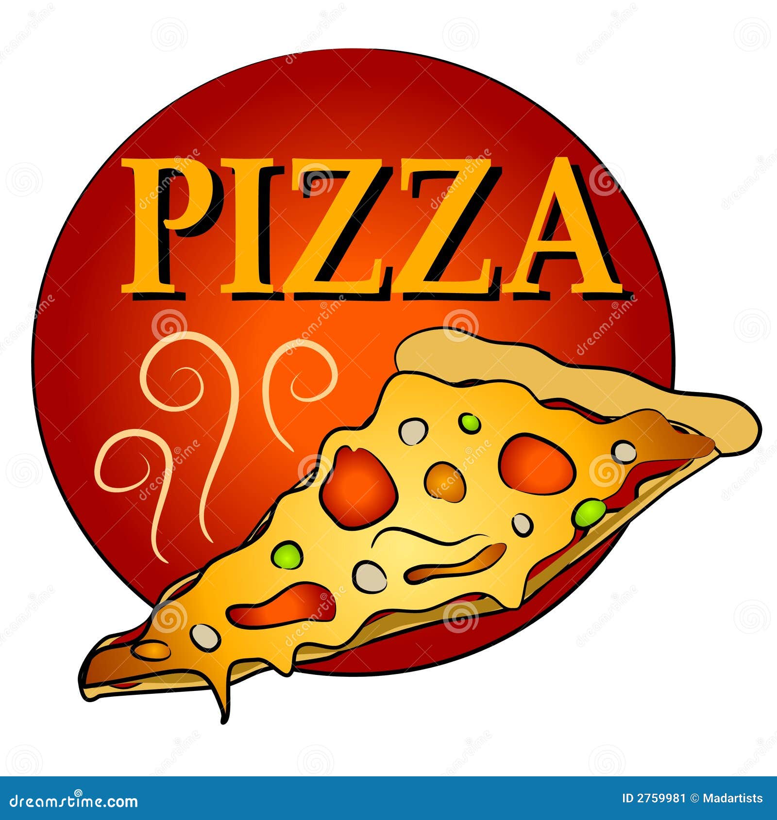 clipart pizza slice - photo #38