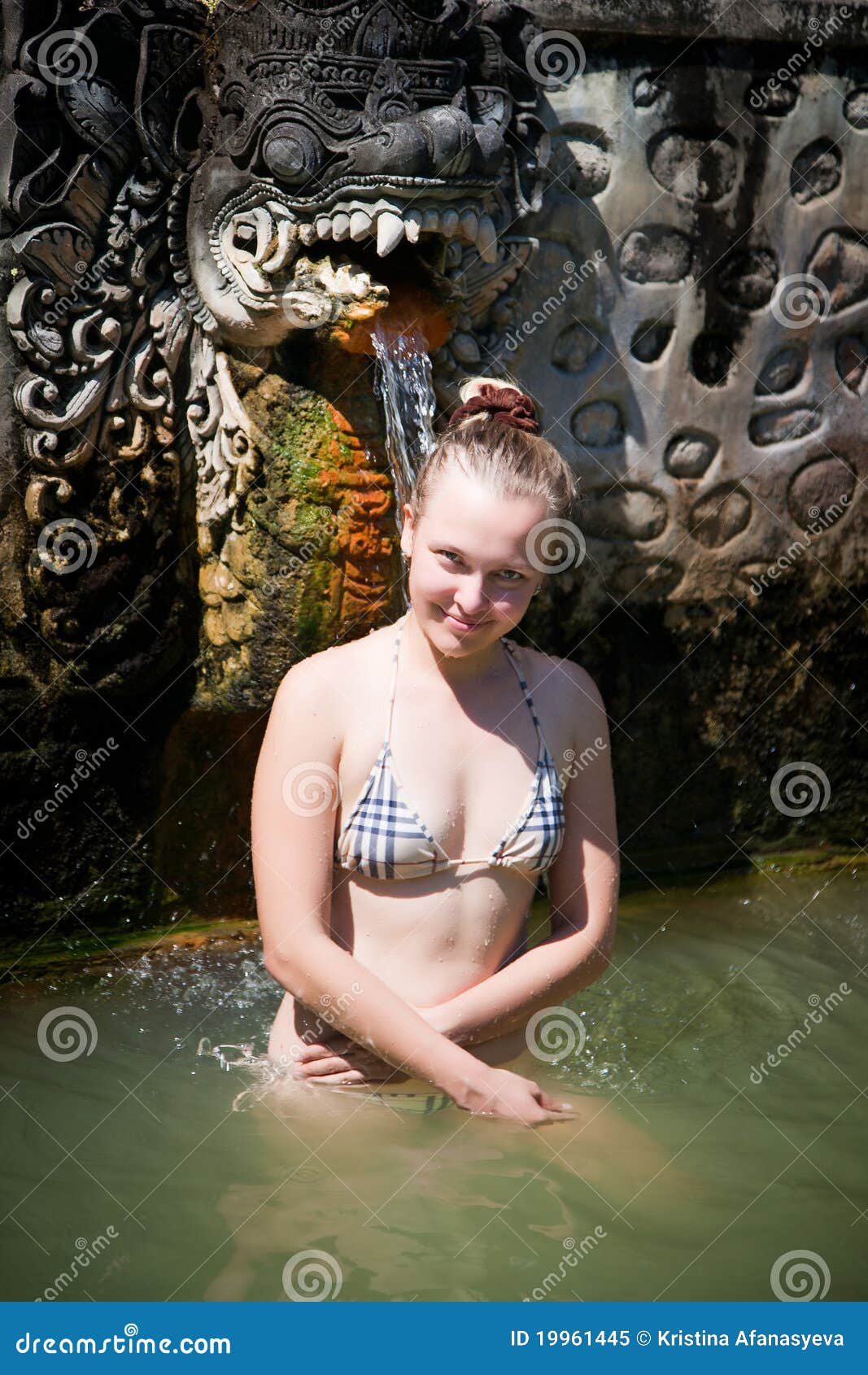 Hot Springs In Banjar Bali Indonesia Stock Image Image Of