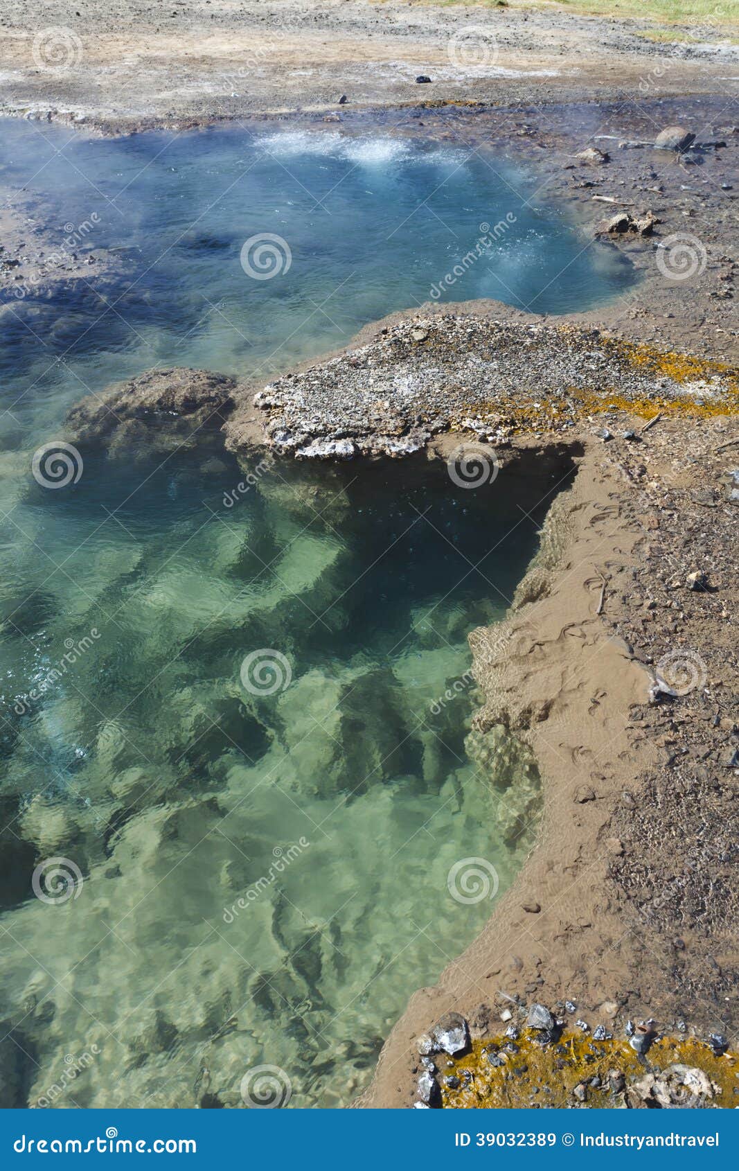 Hot Springs at Lake Bogoria in Kenya Stock Image Image of national