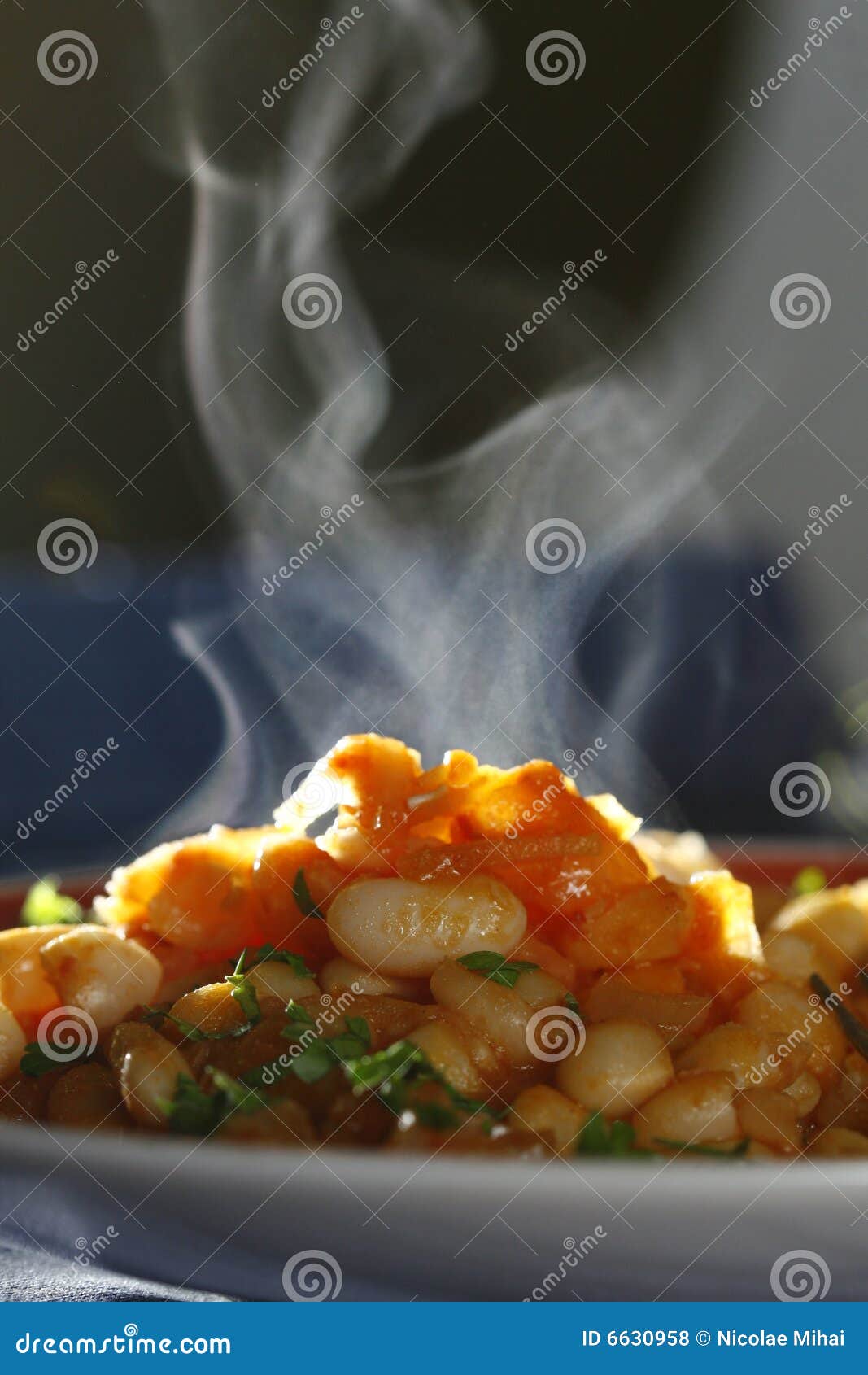 hot, steaming meal