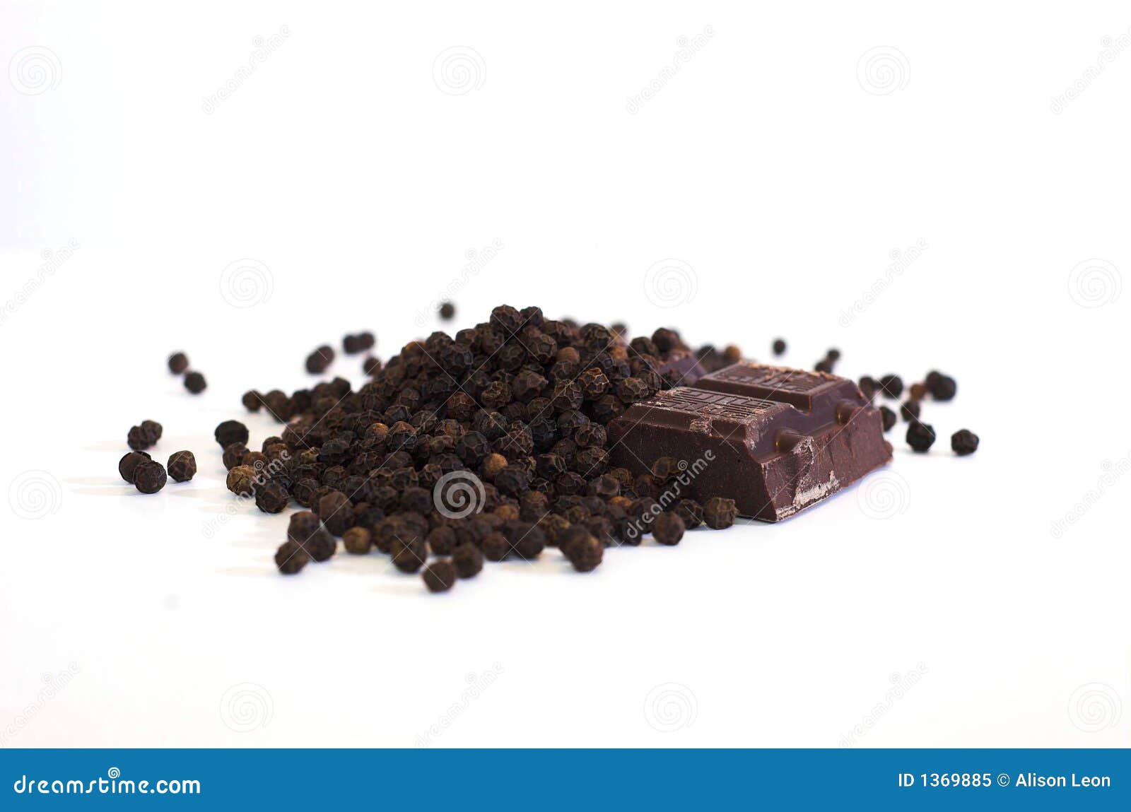 Hot and Sweet stock image. Image of circle, dessert, peppercorns 1369885