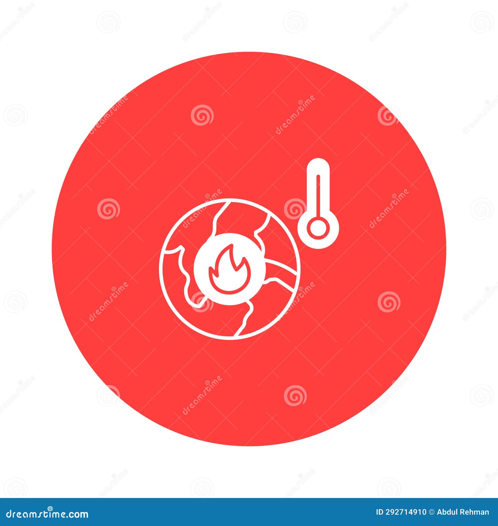 Hot Temperature Line Vector Icon Easily Modified Stock Illustration