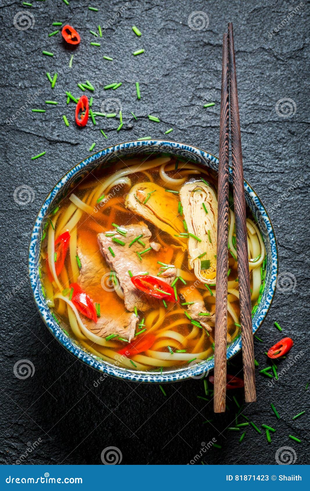 Hot Thai Broth with Beef and Noodle Stock Image Image of braised, delicious 81871423