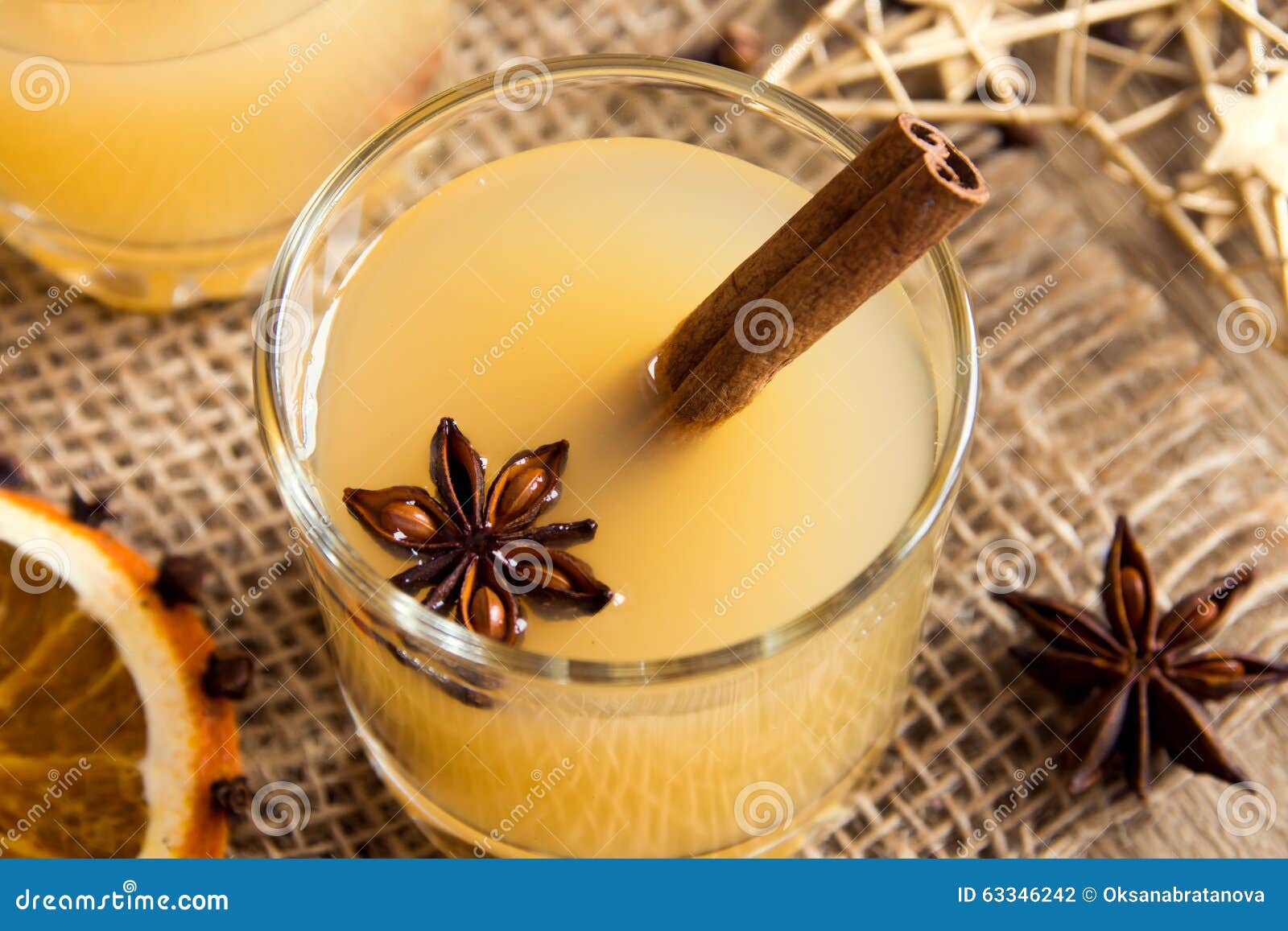 Hot Toddy Drink for Christmas Stock Photo - Image of background ...