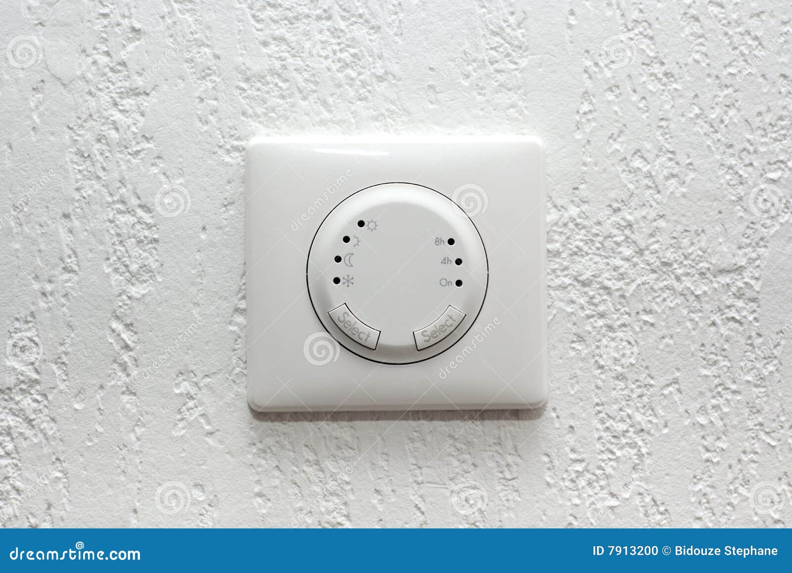 Hot water tank auto timer stock photo. Image of textured 7913200