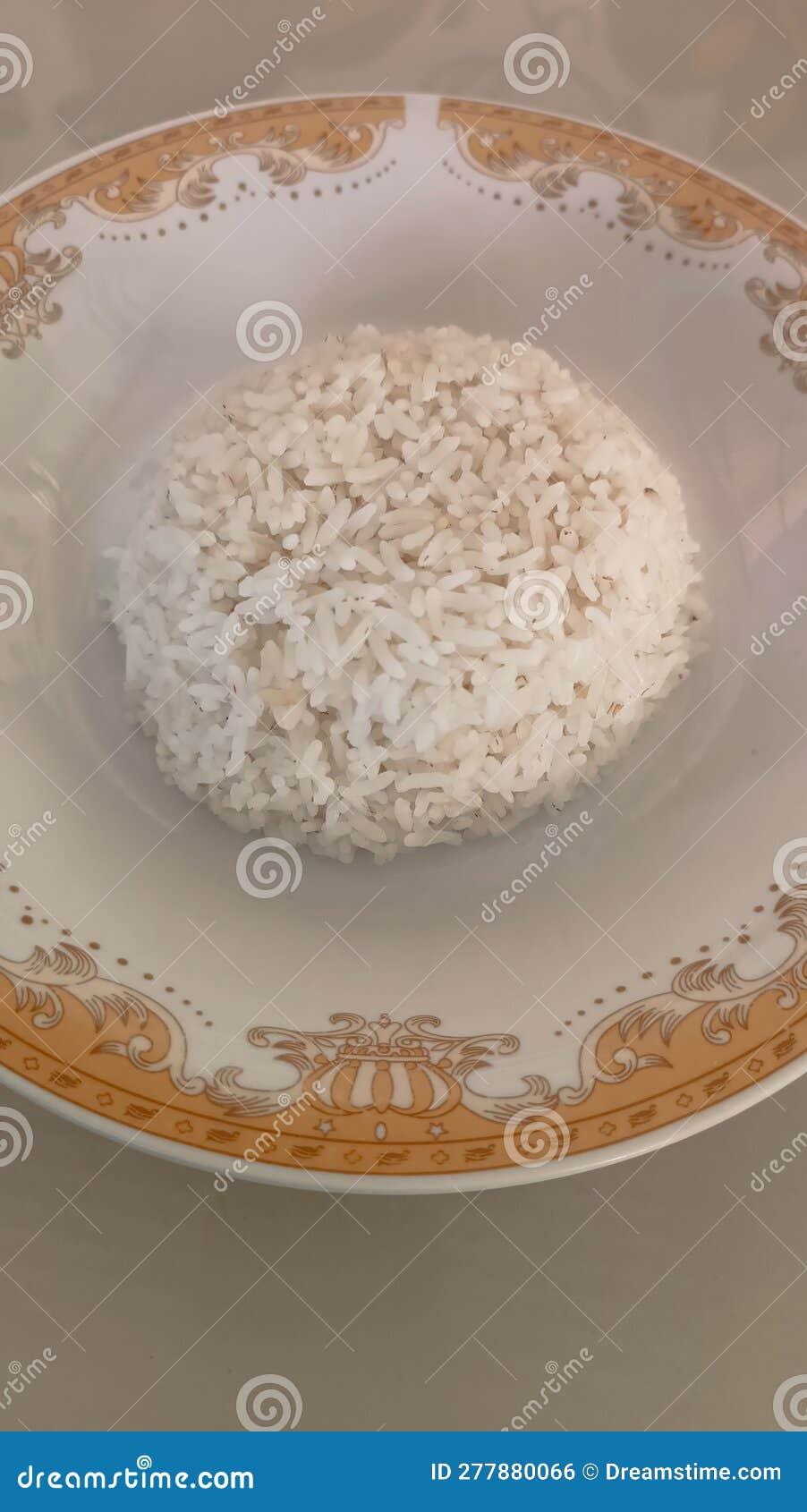 Hot White Rice for Breakfast Stock Photo Image of breakfast, buat 277880066