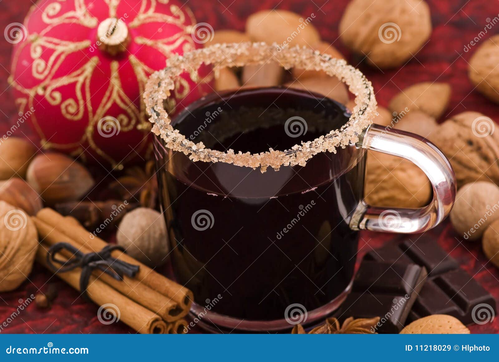 Hot Wine Punch stock image. Image of free, bauble, alcohol 11218029