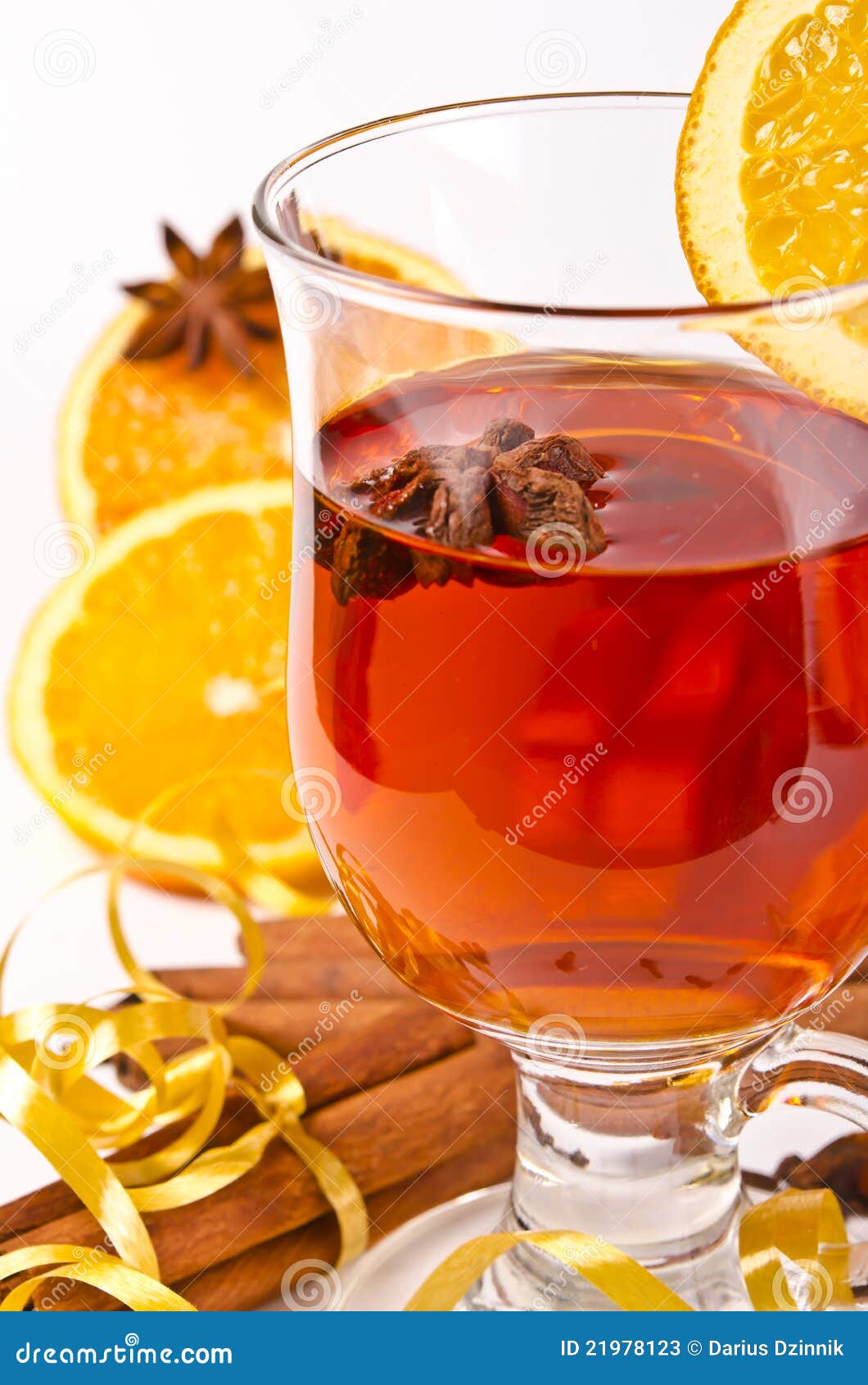 Hot wine punch stock image. Image of heat, grog, clove 21978123