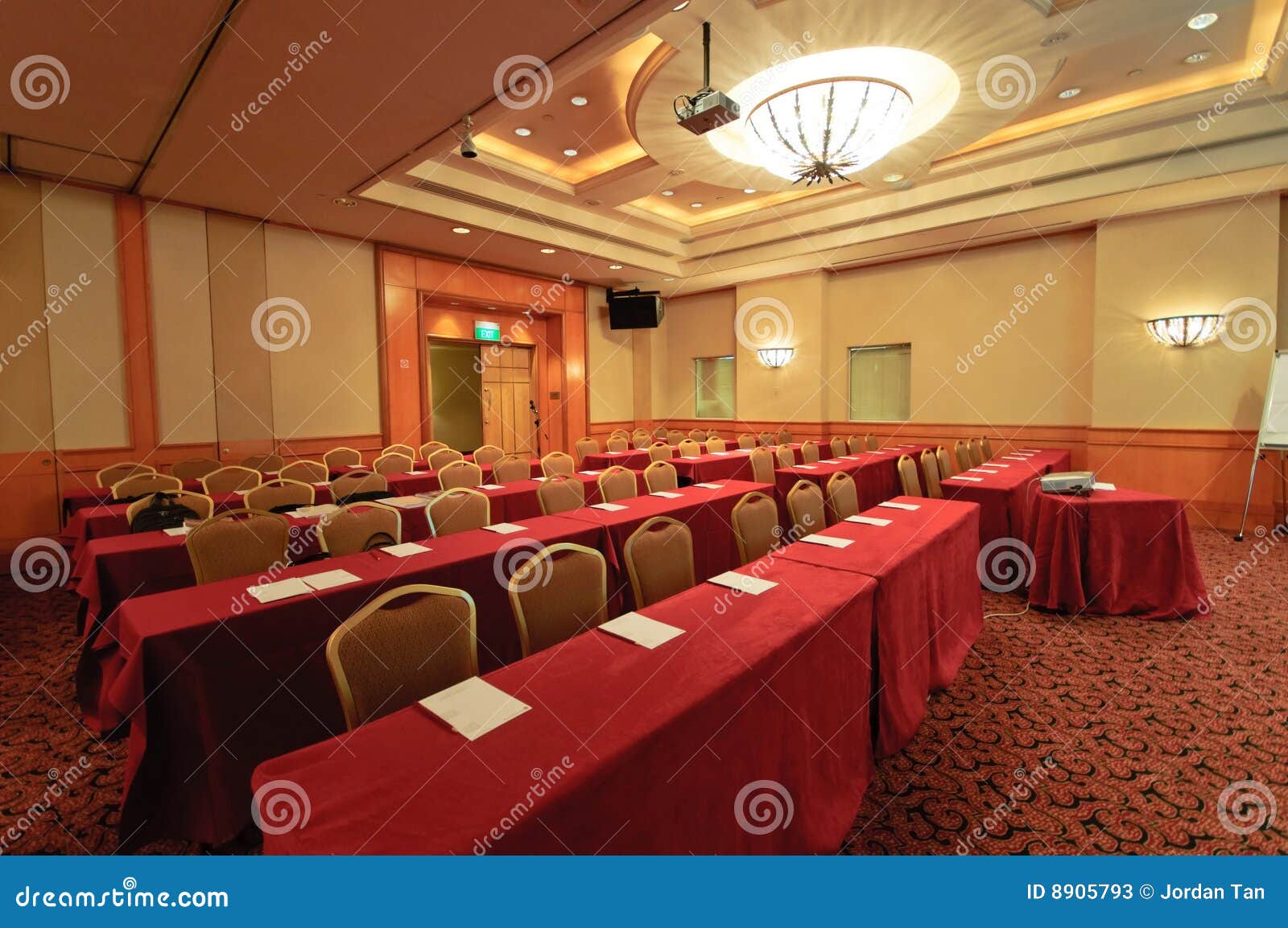 Hotel ballroom stock image. Image of exquisite, luxury 8905793