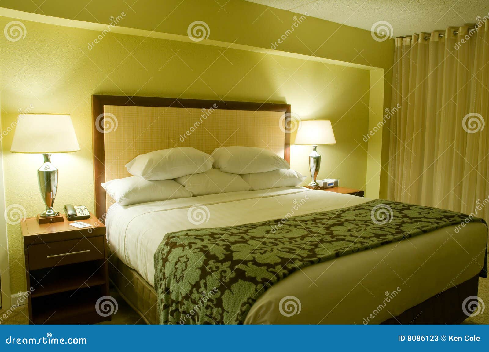 Hotel bedroom stock image. Image of relax, furniture, indoor 8086123