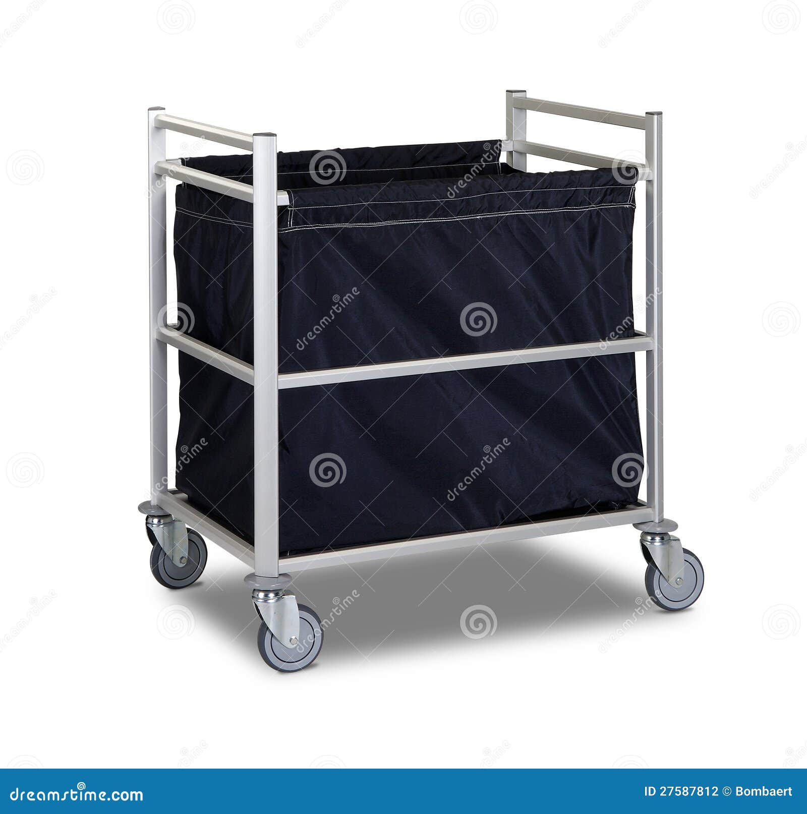The Hotel Cleaning Tool Cart Stock Photo - Image of brush, walkway