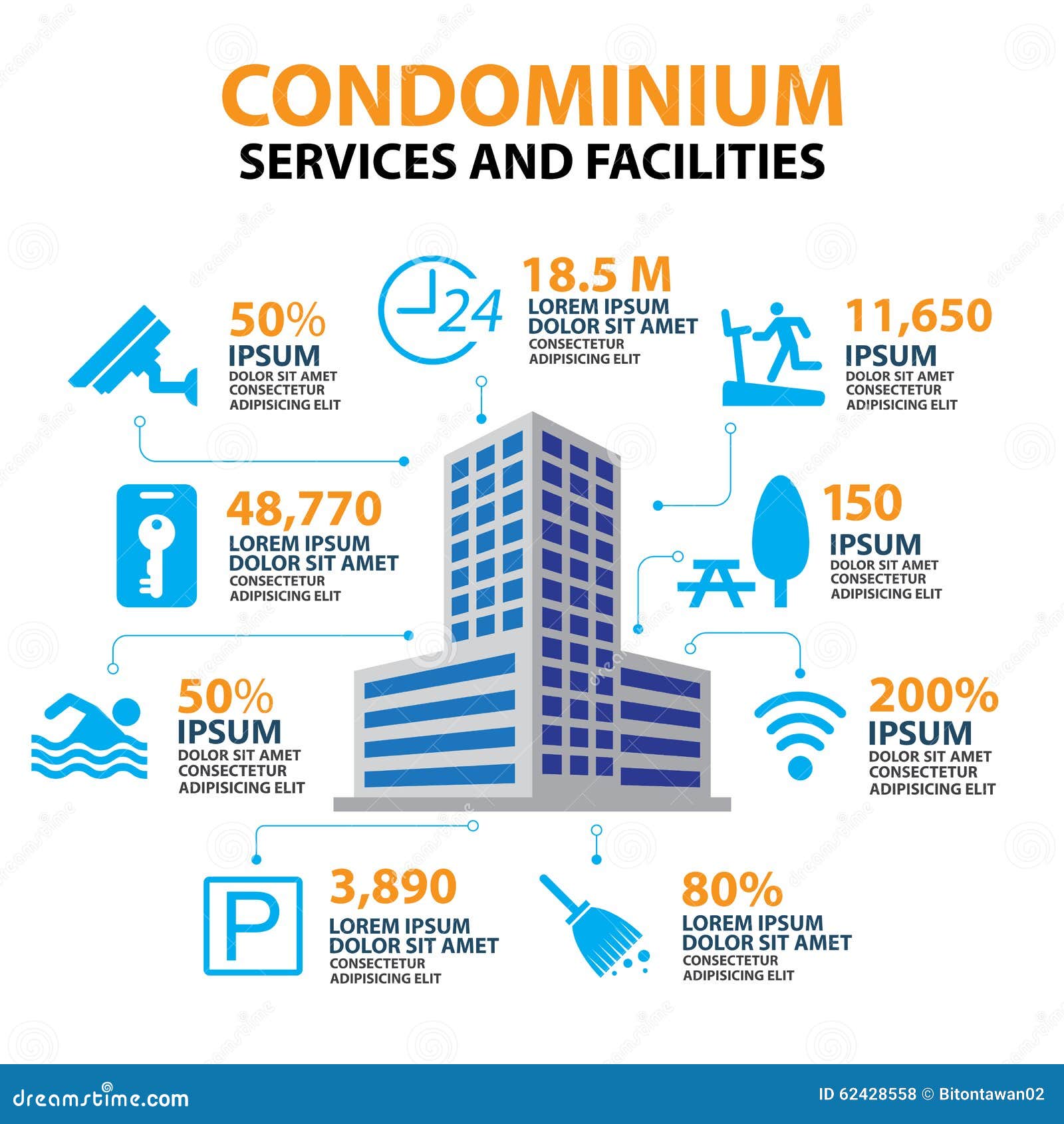 Hotel Condominium And Home Services And Facilities Icon Hotel Condominium And Home Services And Facilities Icon