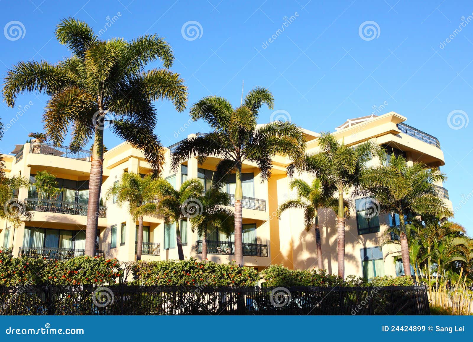 Hotel in gold beach city stock image. Image of buildings 24424899