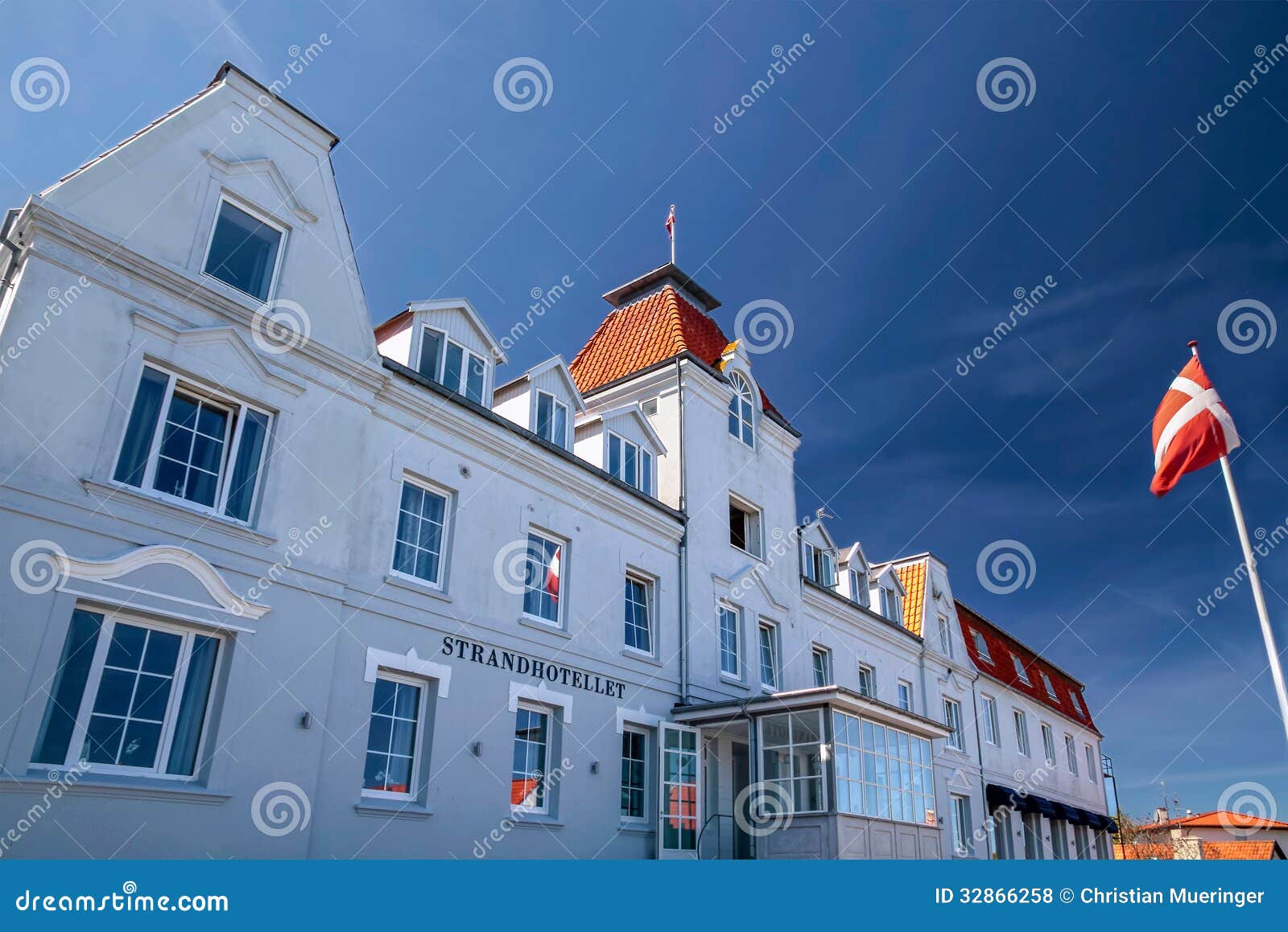 Hotel Histórico En Bornholm Foto de archivo editorial Imagen de verano, recorrido 32866258