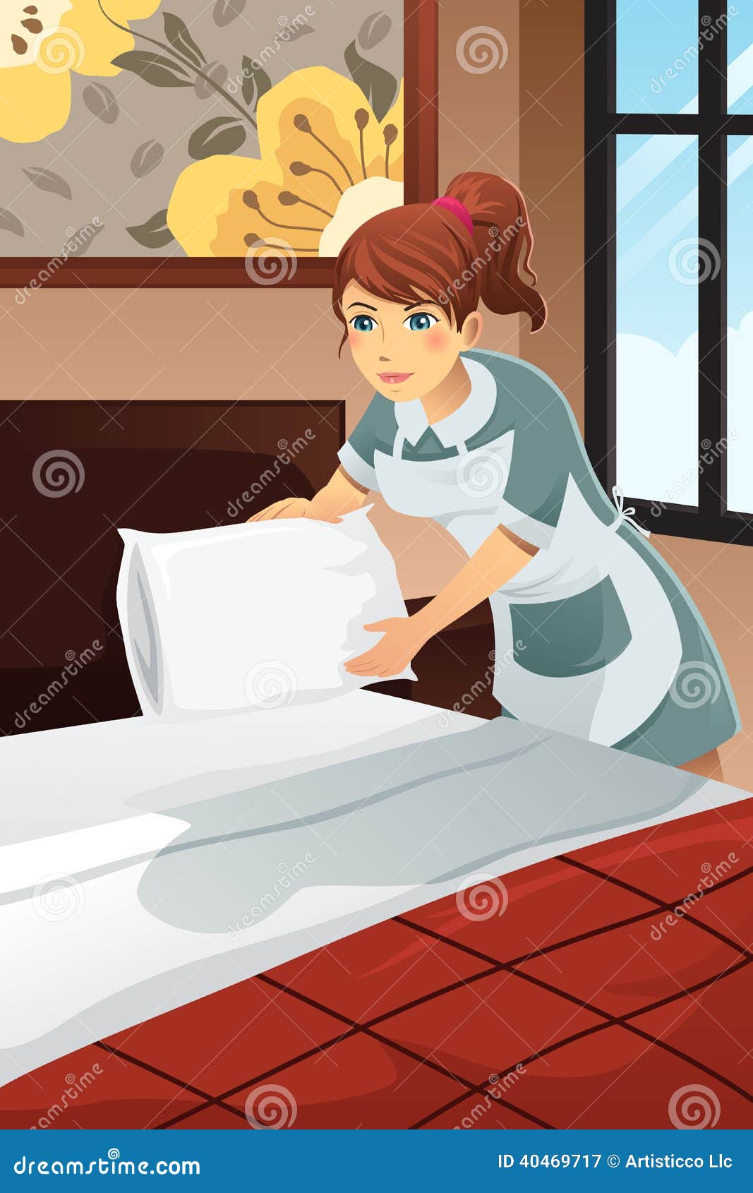 Hotel Housekeeping Clipart