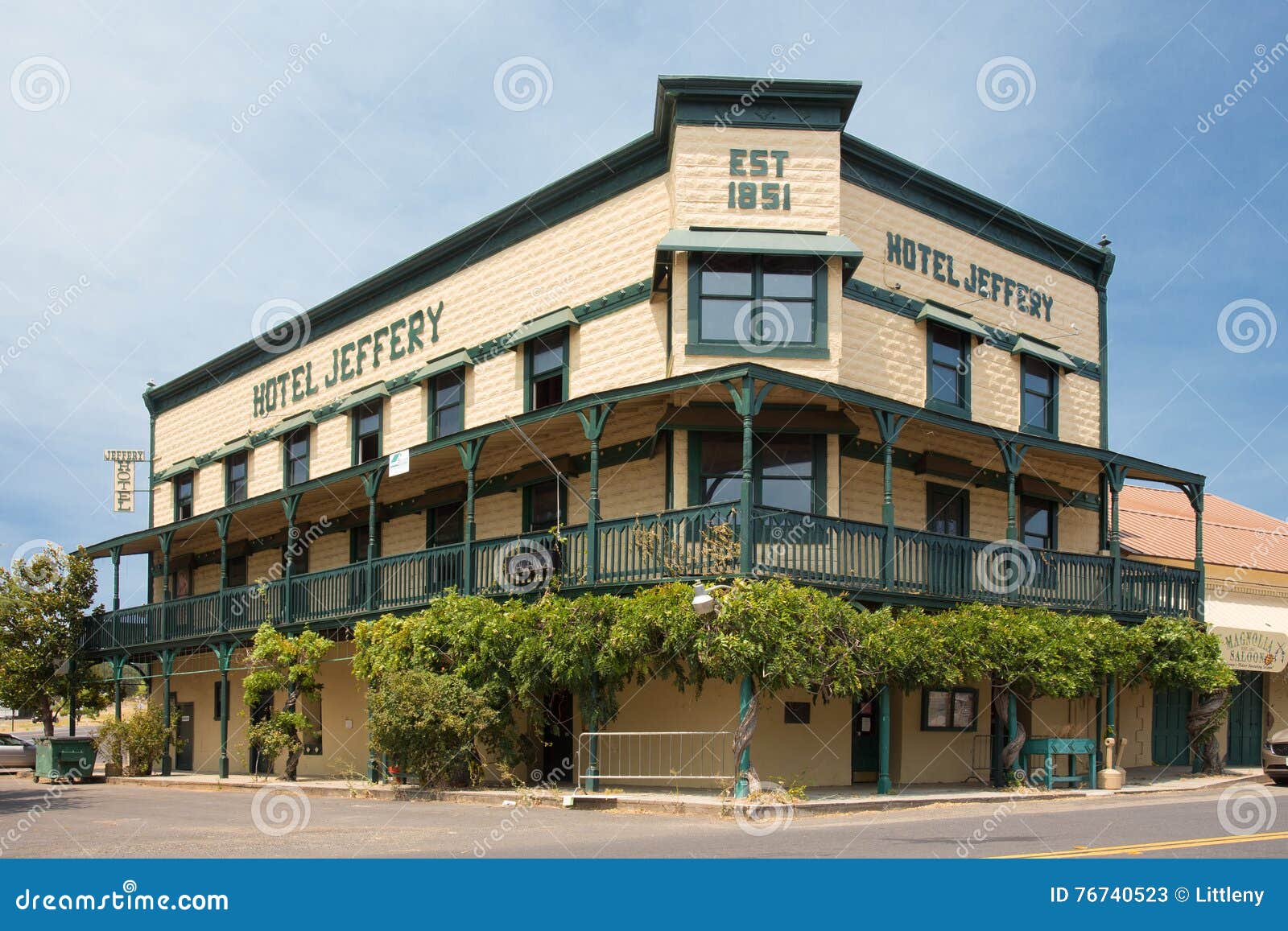 Hotel Jeffery Coulterville CA Fotografia Stock Editoriale Immagine di