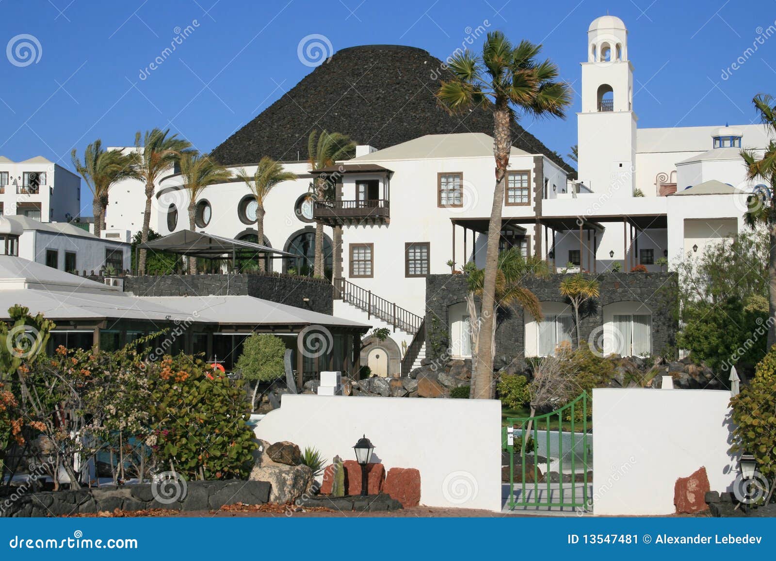 Hotel on Lanzarote, Canary Island, Spain Stock Image Image of canary