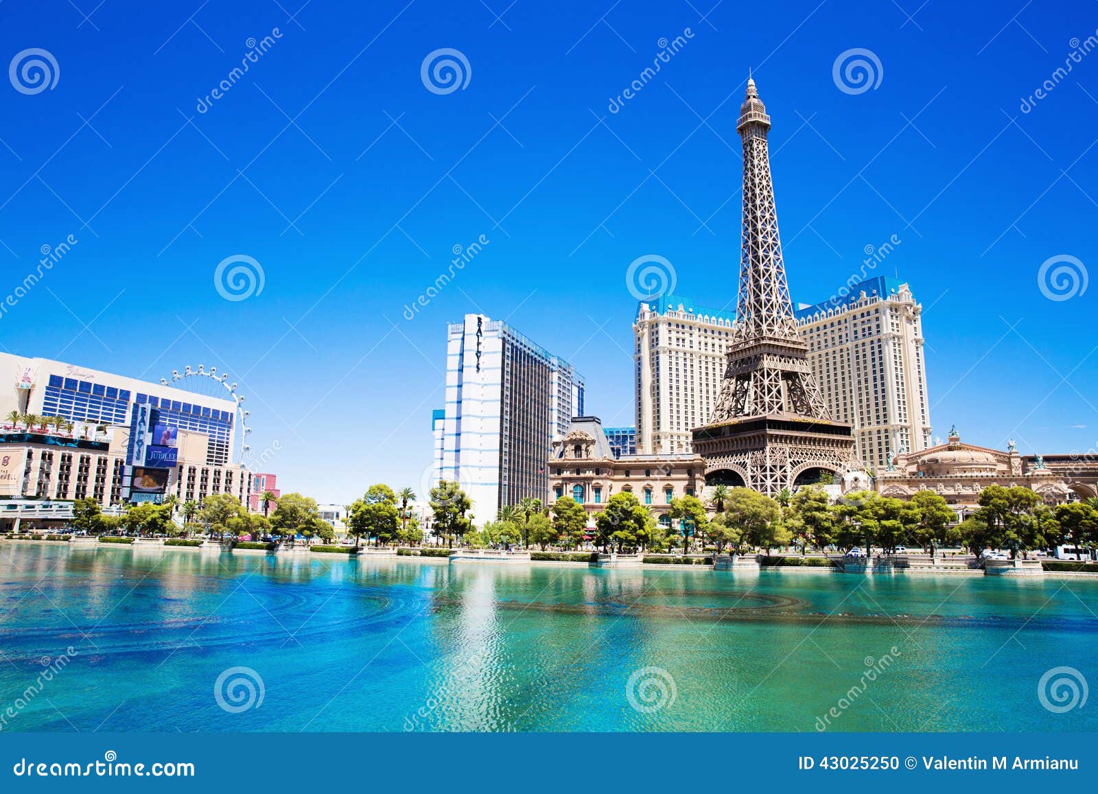 Hotel Paris in Las Vegas editorial image. Image of blue - 43025250