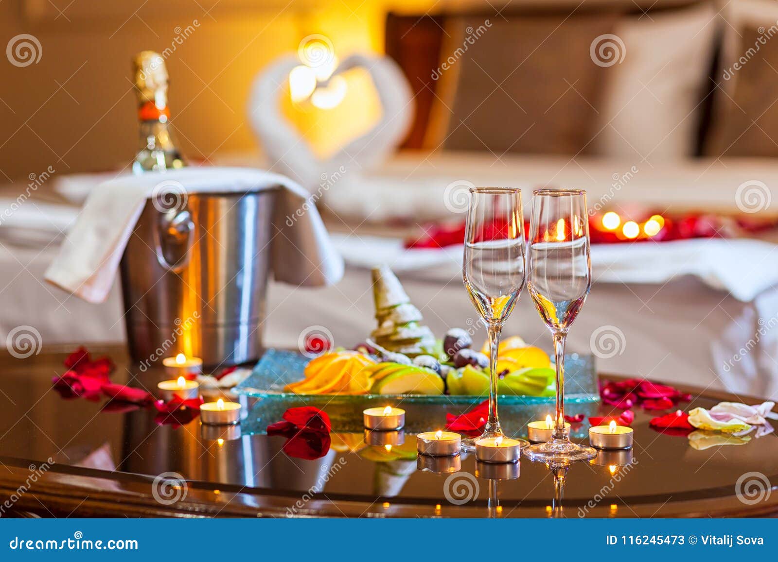 Romantic Dinner For Lovers Stock Image Image Of Flower