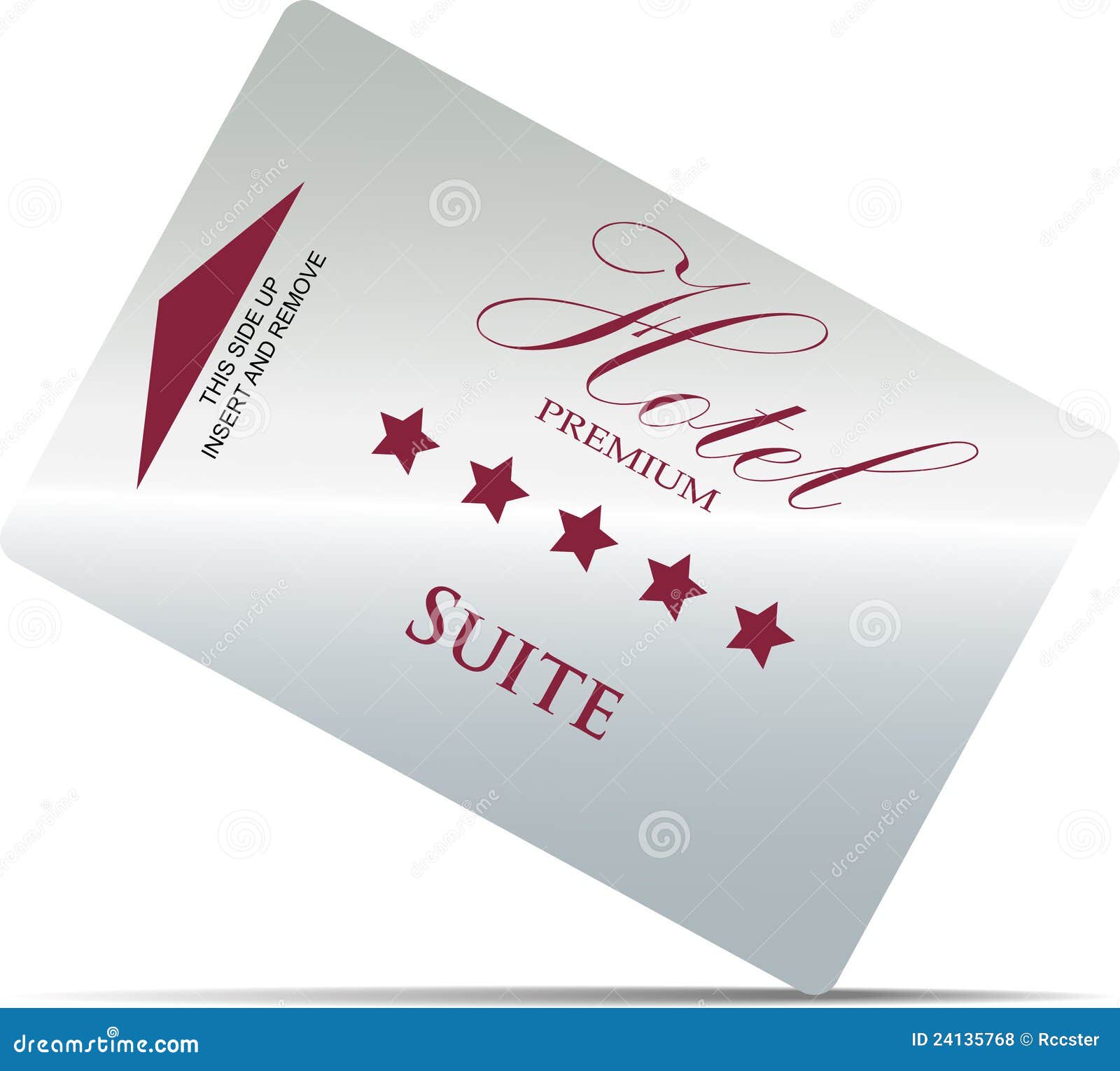 hotel room key card