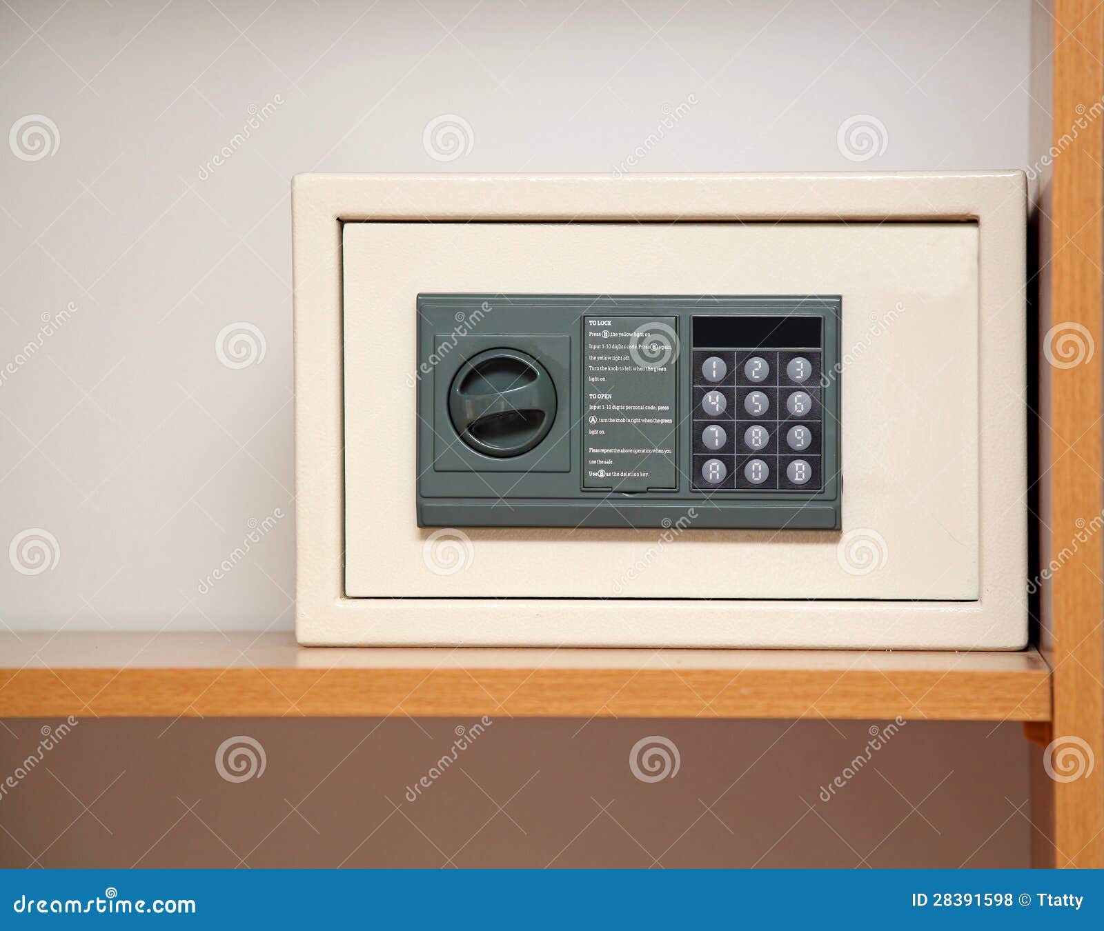 Hotel safe stock photo. Image of closed, container, hotel 28391598