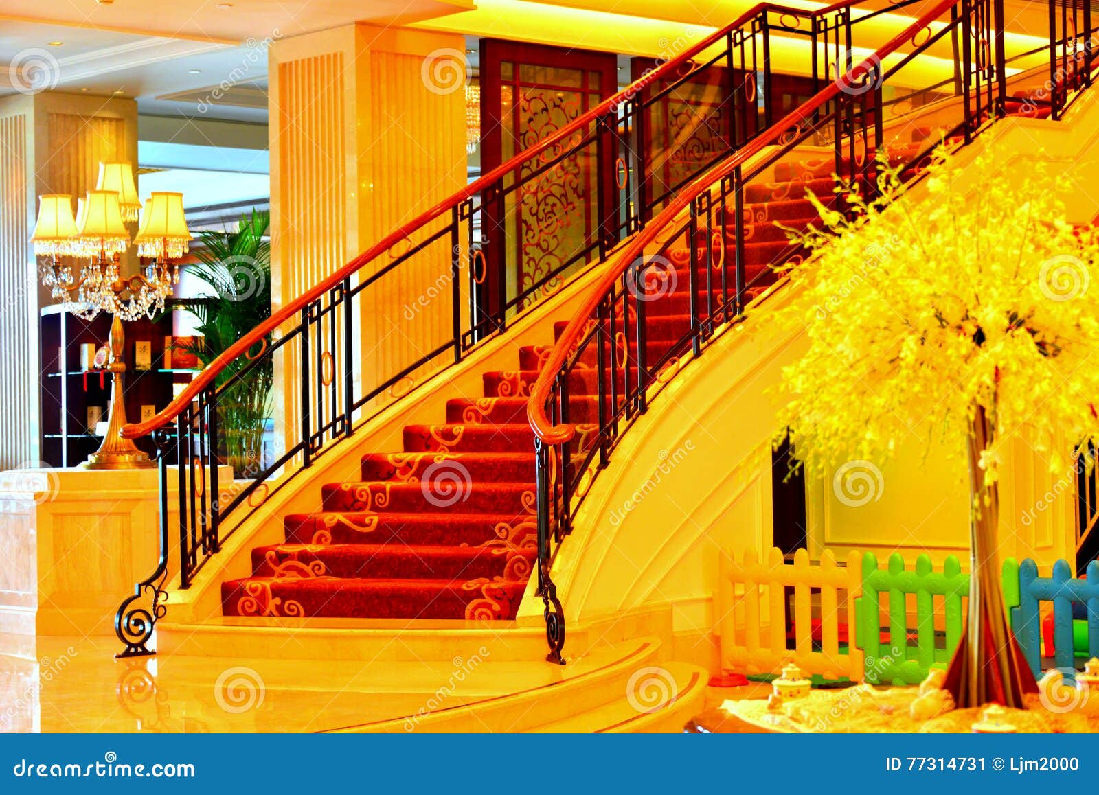 Hotel stairs editorial photo. Image of office, extravagant - 77314731