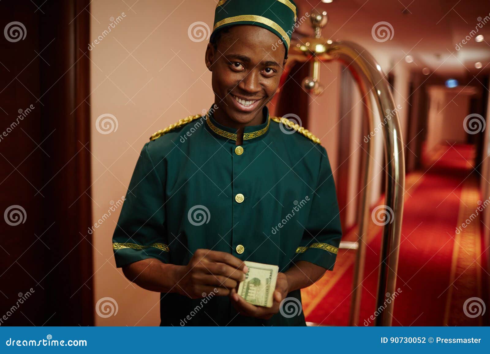 Hotel worker stock photo. Image of tips, hotel, concierge 90730052