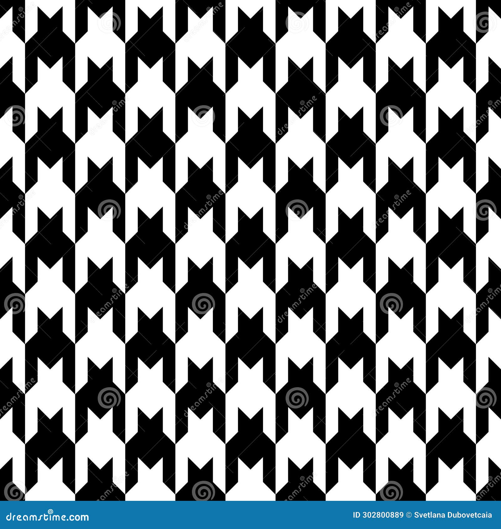 houndstooth seamless pattern. pied poule background. repeating pieds tileable. repeated abstract puppytooth. tillable tweed. foot