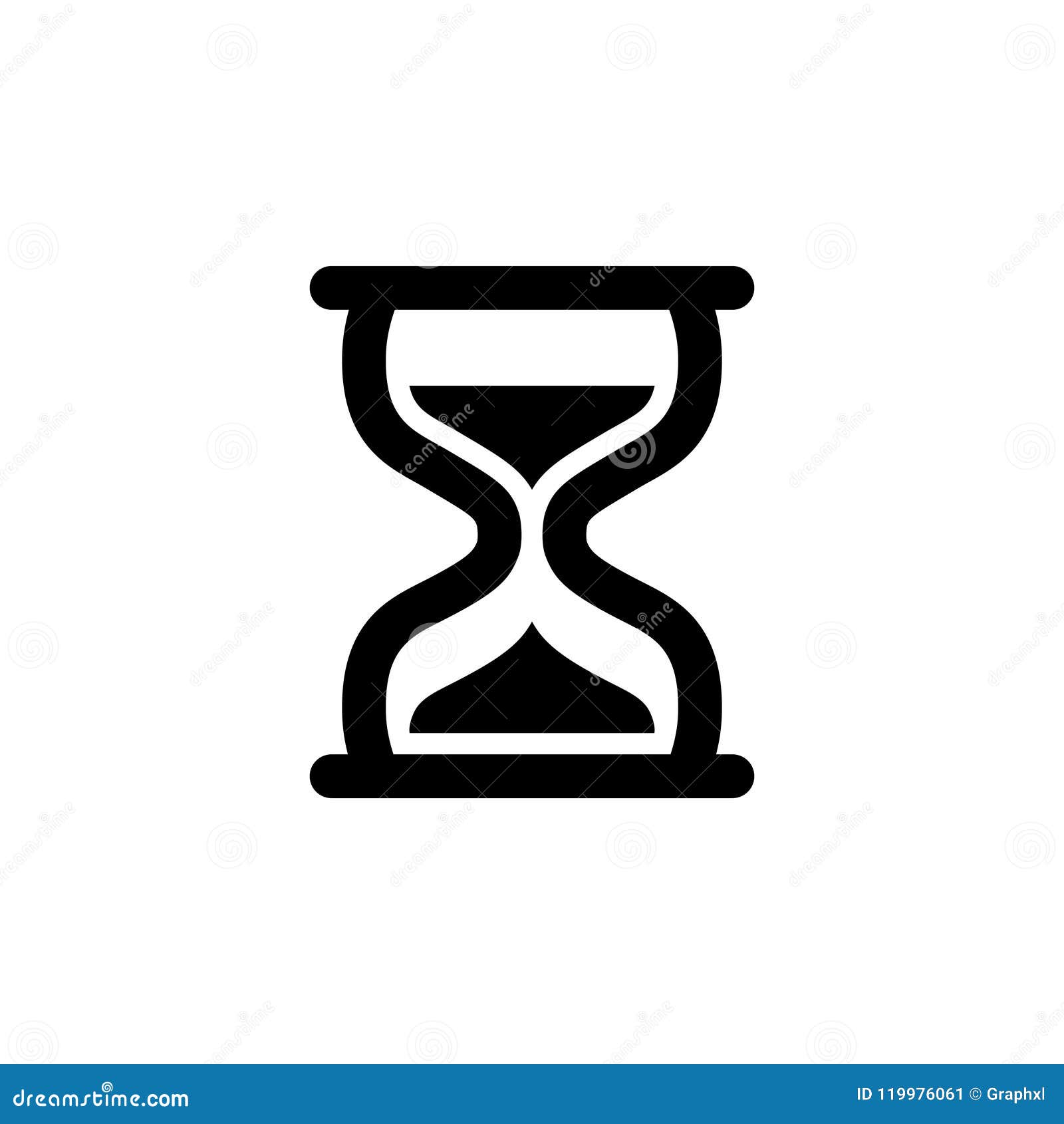 hour glass icon. variant no. 2