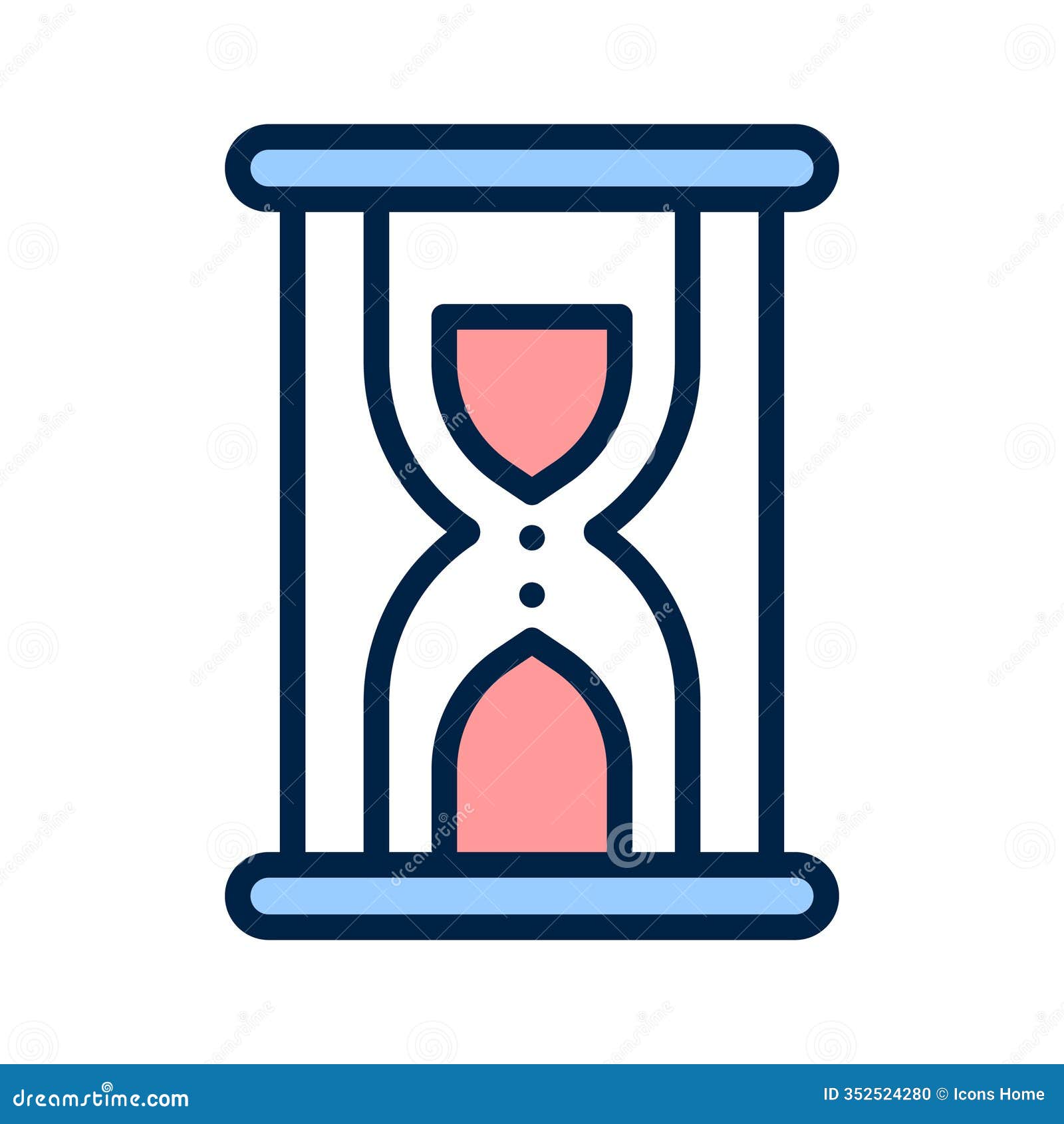hourglass icon izing time running out or countdowns