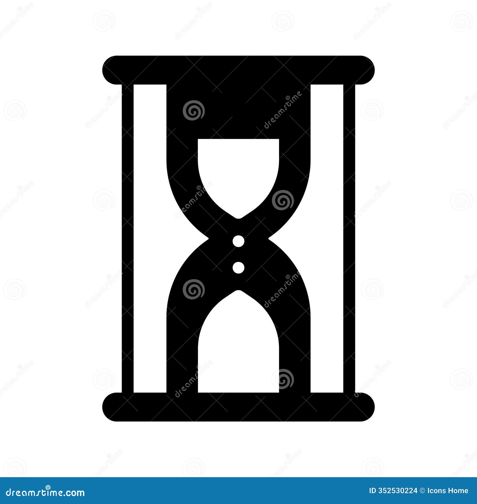 hourglass icon izing time running out or countdowns